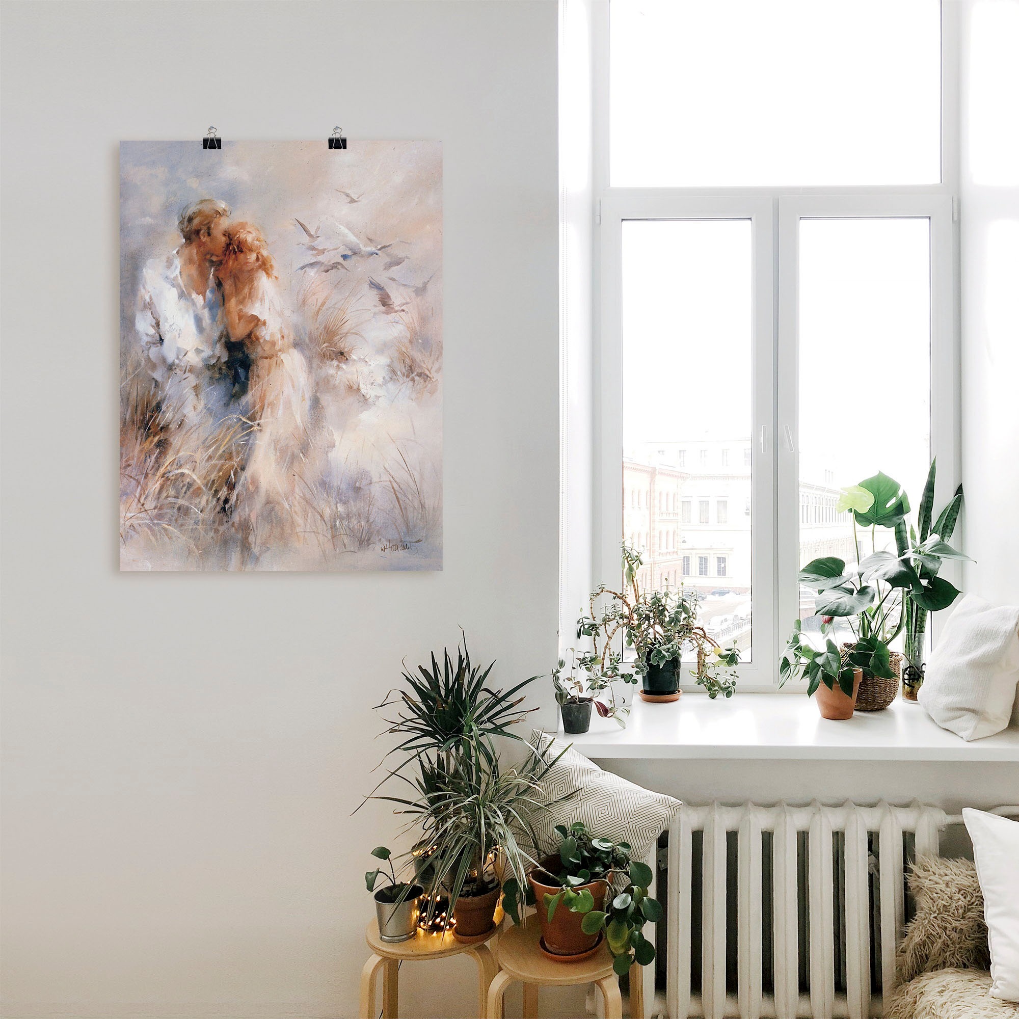 Artland Wandbild »Dichte Harmonie« Paar 1 Stk. tlg. als Leinwandbild, Poster in verschied. Grössen