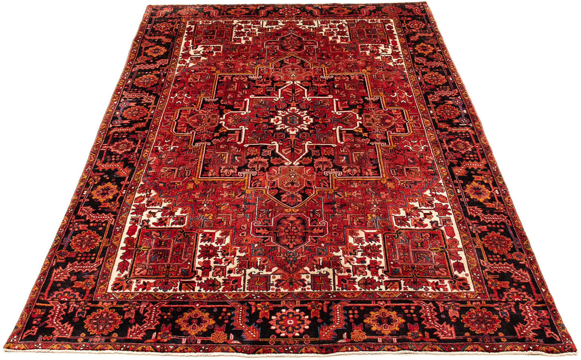 Image of morgenland Orientteppich »Perser - Nomadic - 391 x 286 cm - dunkelrot«, rechteckig, 10 mm Höhe, Wohnzimmer, Handgeknüpft, Einzelstück mit Zertifikat bei Ackermann Versand Schweiz