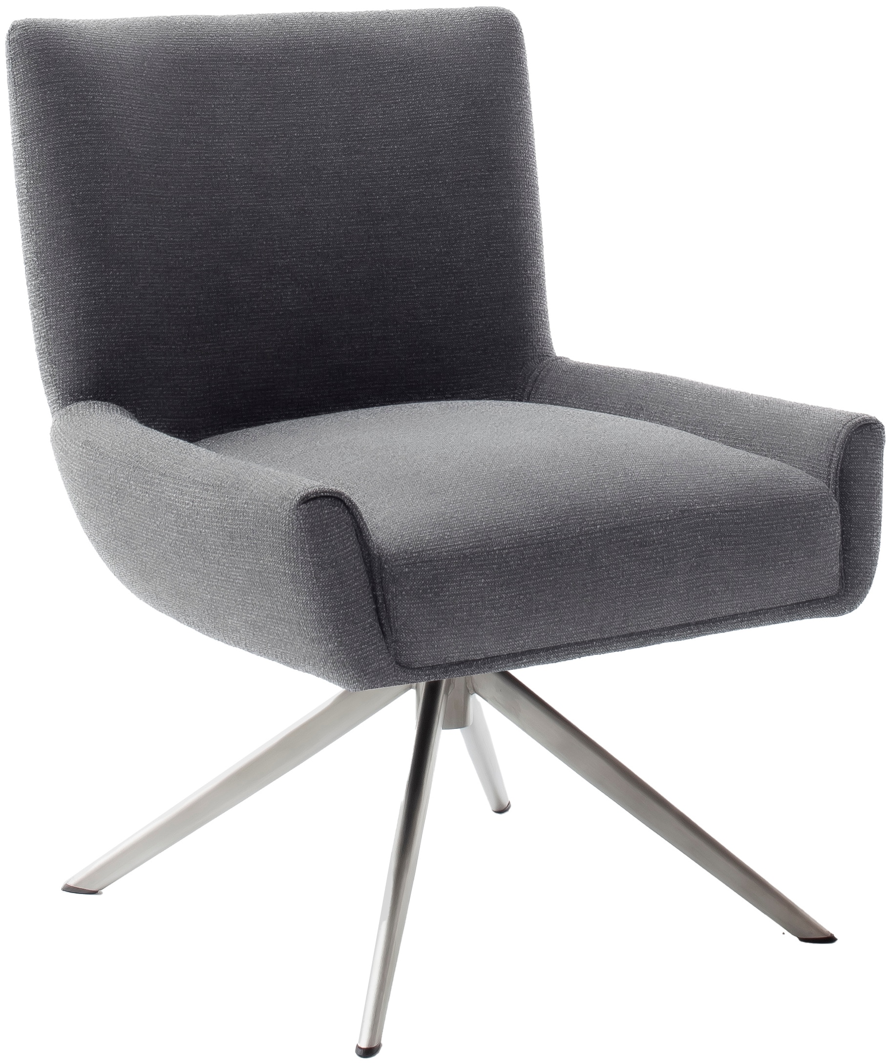 MCA furniture 4-Fussstuhl »WILSON Esszimmerstuhl, Armlehnstuhl, Polsterstuhl, modern«, (Set), 1 St., Flachgewebe, Stuhl, Armlehnenstuhl, drehbar, Taschenfederkern, belastbar 160 kg,XXL