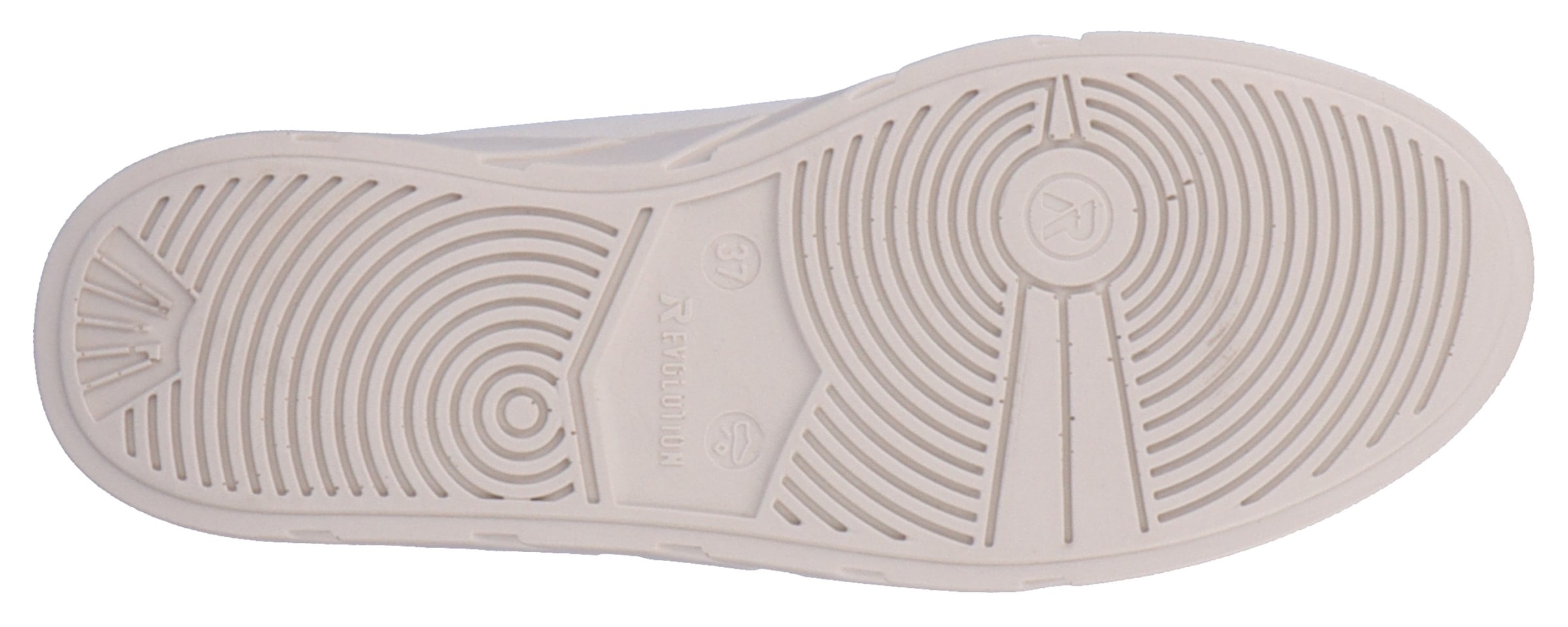 Rieker EVOLUTION Keilsneaker, in monochromer Optik,Freizeitschuh,Halbschuh,Schnürschuh-schmale Form