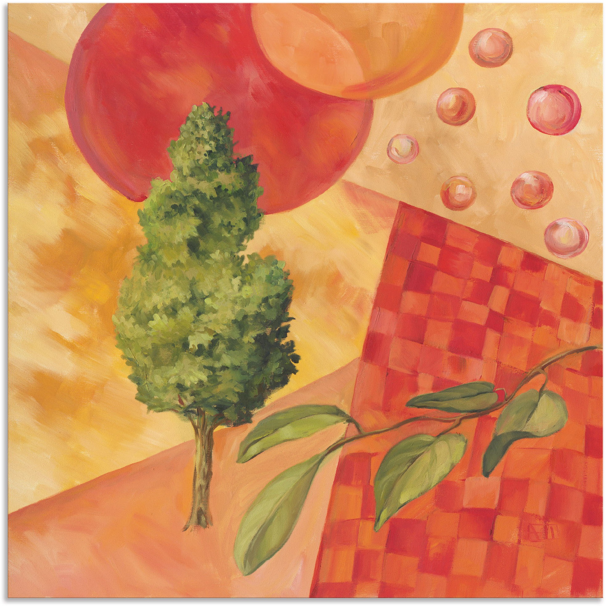 Image of Artland Wandbild »Baum«, (1 St.), in vielen Grössen & Produktarten - Alubild / Outdoorbild für den Aussenbereich, Leinwandbild, Poster, Wandaufkleber / Wandtattoo auch für Badezimmer geeignet bei Ackermann Versand Schweiz