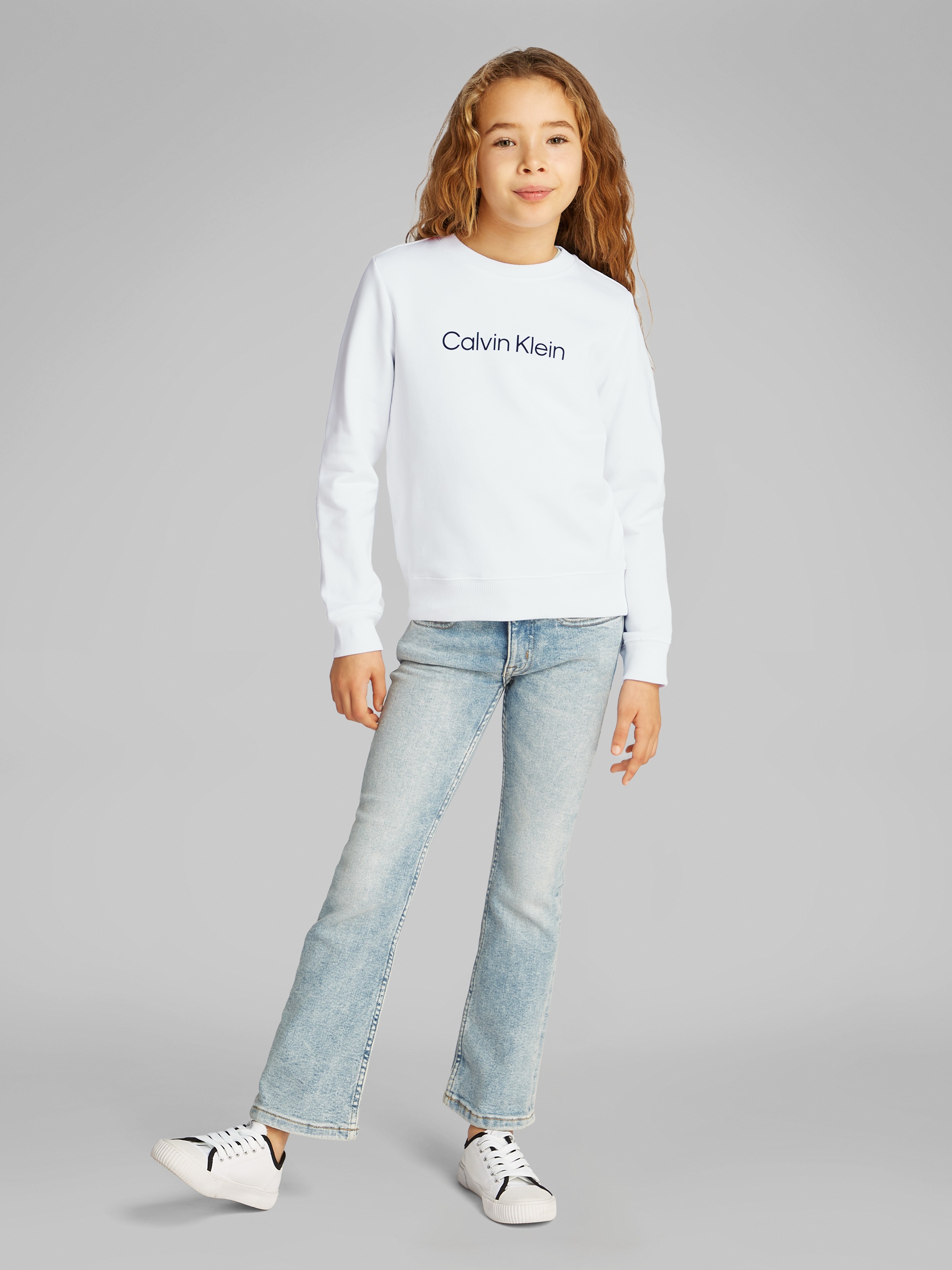 Calvin Klein Jeans Sweatshirt »INST. LOGO REGULAR CN«, mit Logoschriftzug