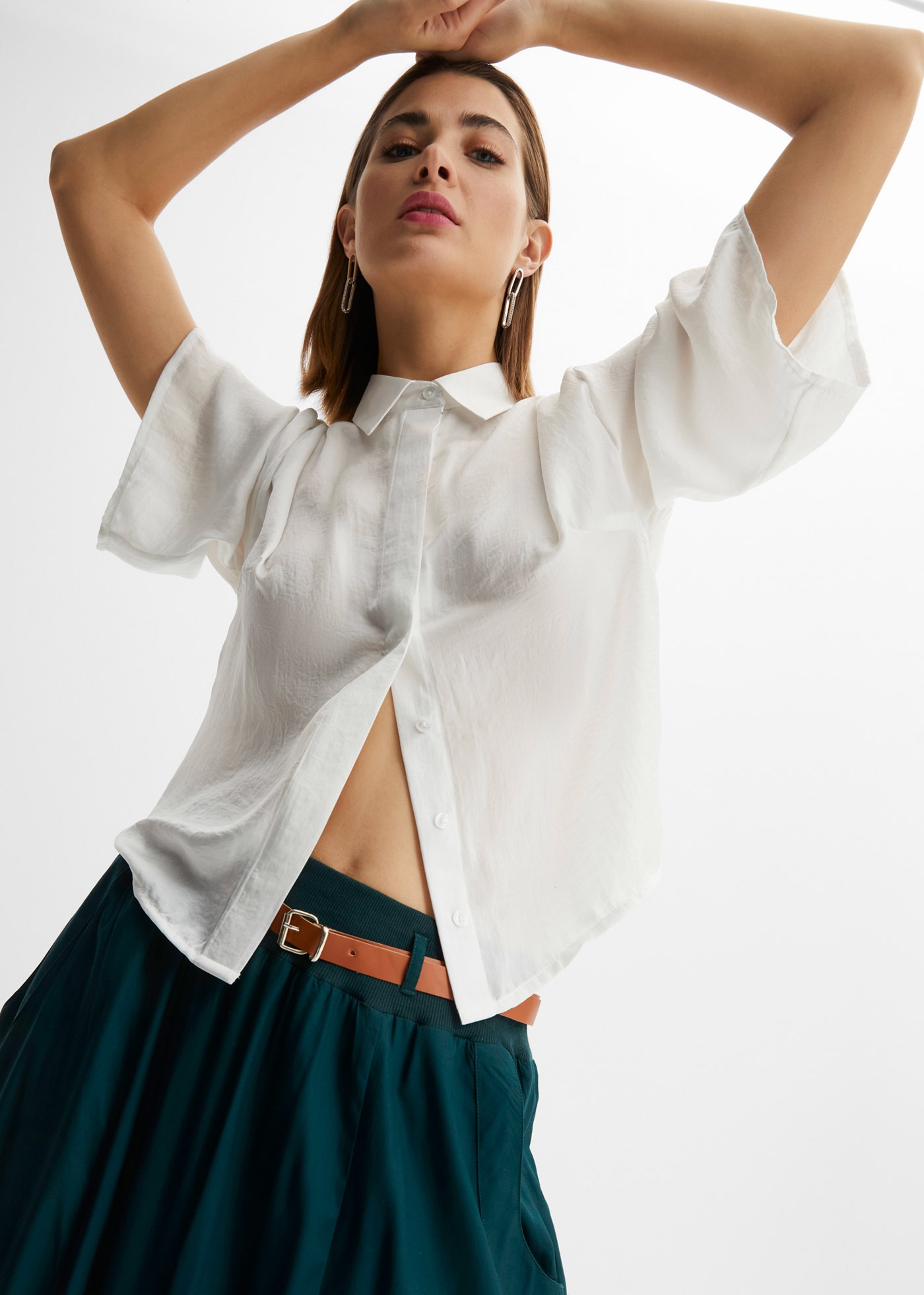 bonprix Maxi jupe »Maxirock mit Gürtel (2-tlg.Set)« Set, 2, 2 cuis aus Viskose, Maxilänge, ausgestellte Passform, mit Eingrifftaschen