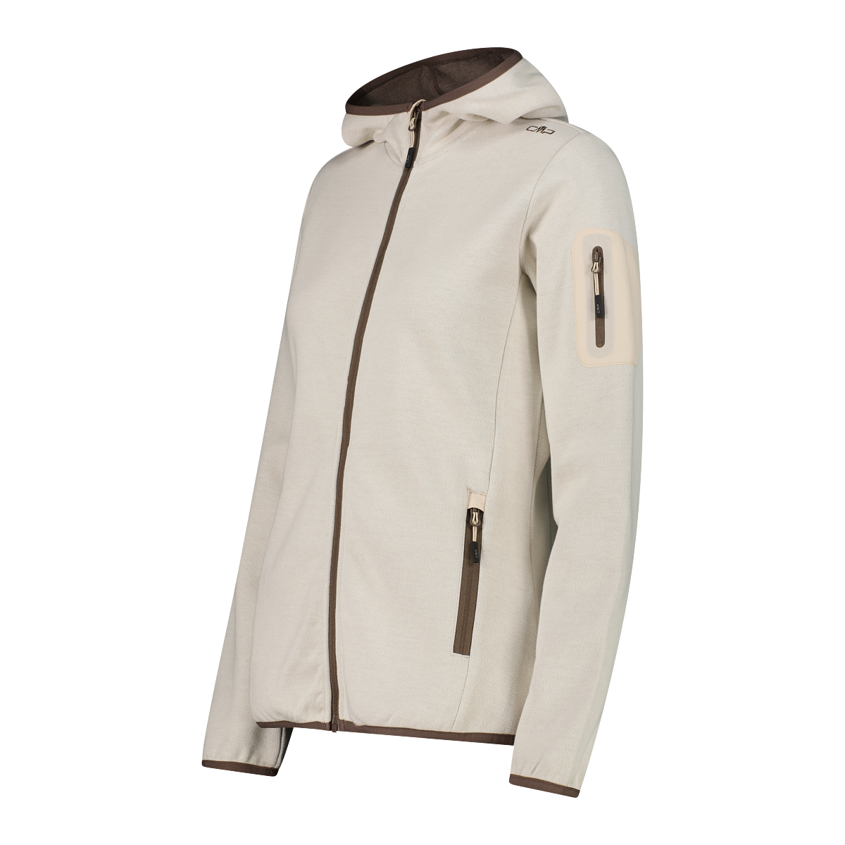 CMP Strickfleecejacke für sportliche Aktivitäten und Outdoor, Übergangsjacke
