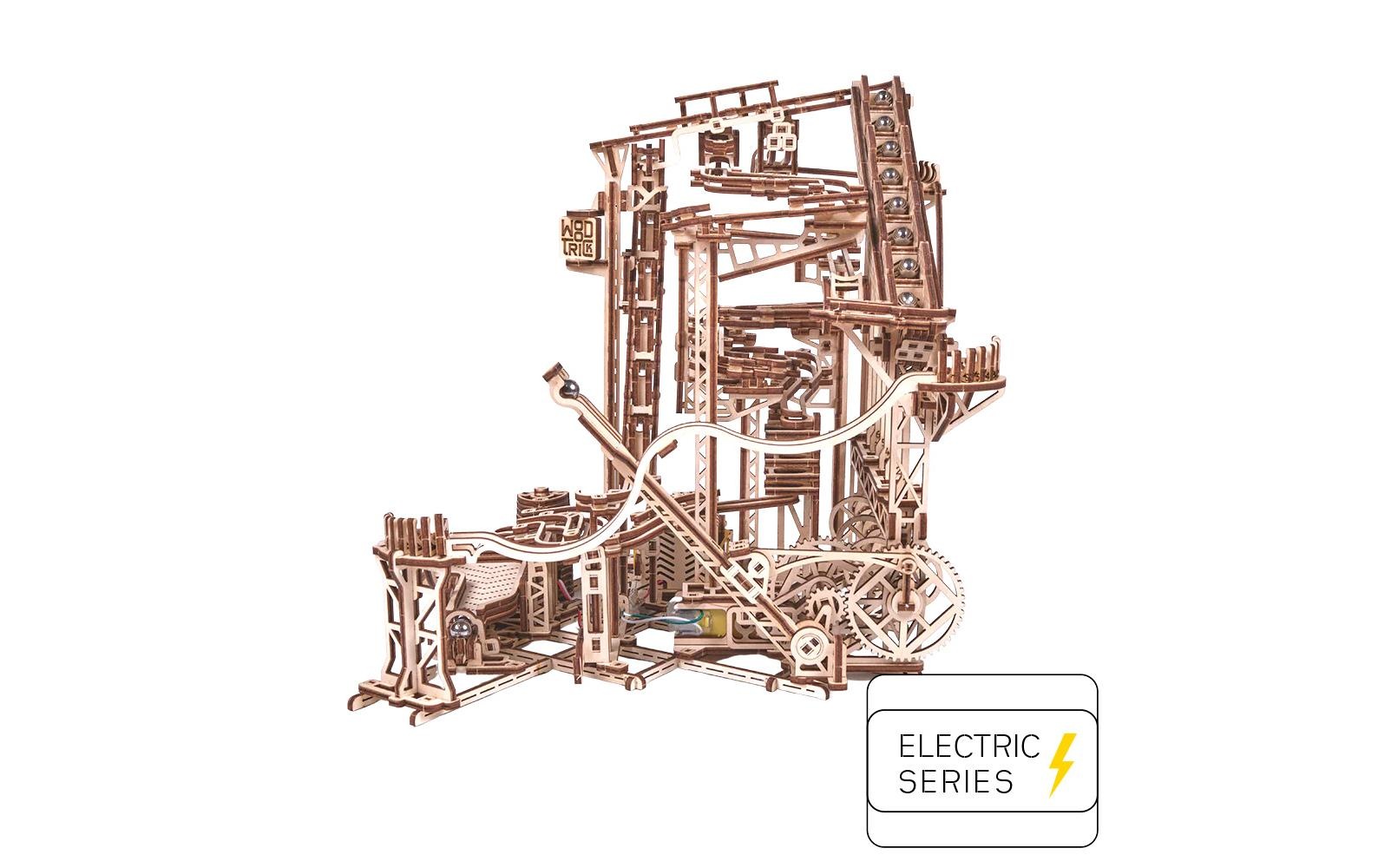   Spielbausteine »WoodTrick Spiral Kugelbahn«
