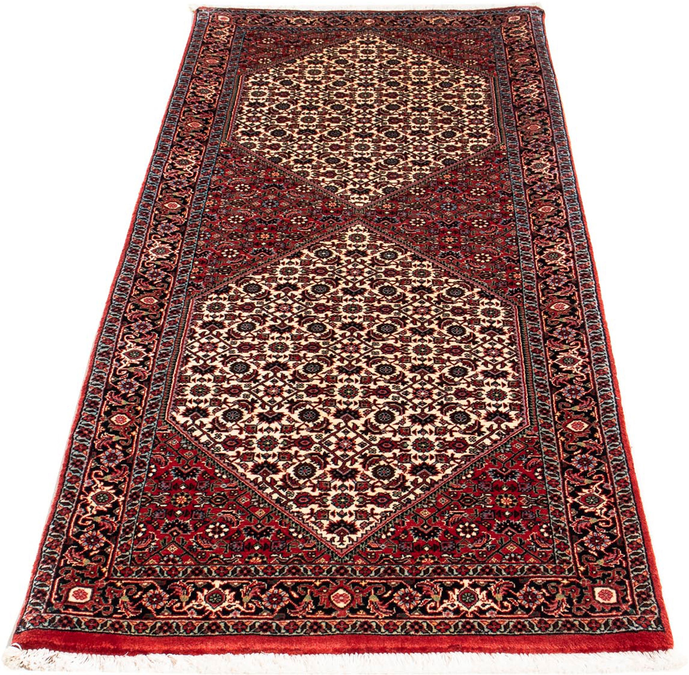 Image of morgenland Orientteppich »Perser - Bidjar - 188 x 73 cm - rot«, rechteckig, 15 mm Höhe, Wohnzimmer, Handgeknüpft, Einzelstück mit Zertifikat bei Ackermann Versand Schweiz