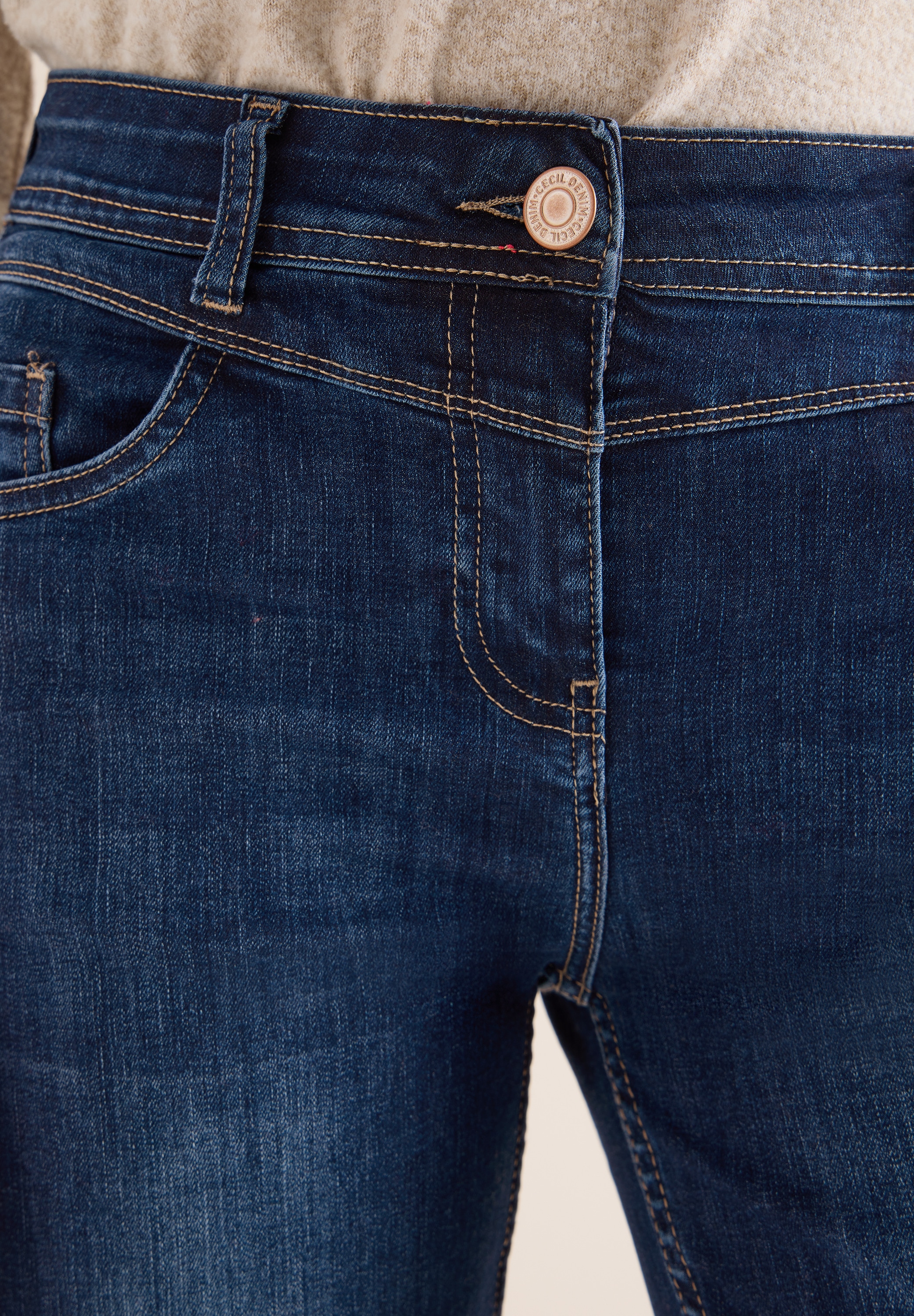 Cecil Jeans bootcut »Style Toronto Bootcut« mit Stretch, Slim Fit