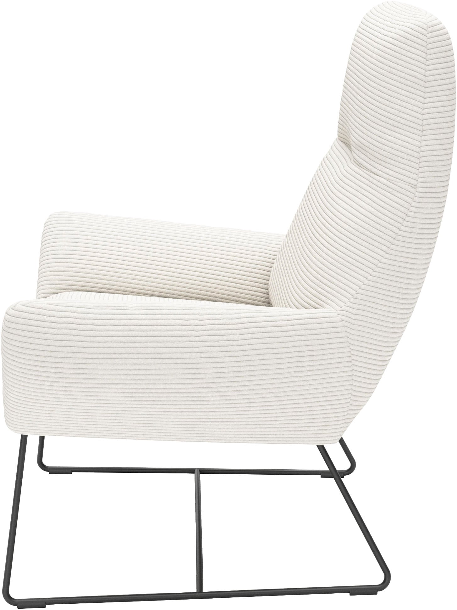Home affaire Fauteuil »Basic Relaxsessel, Design und Komfort, bequem, Breite 82cm« dossier extra haut