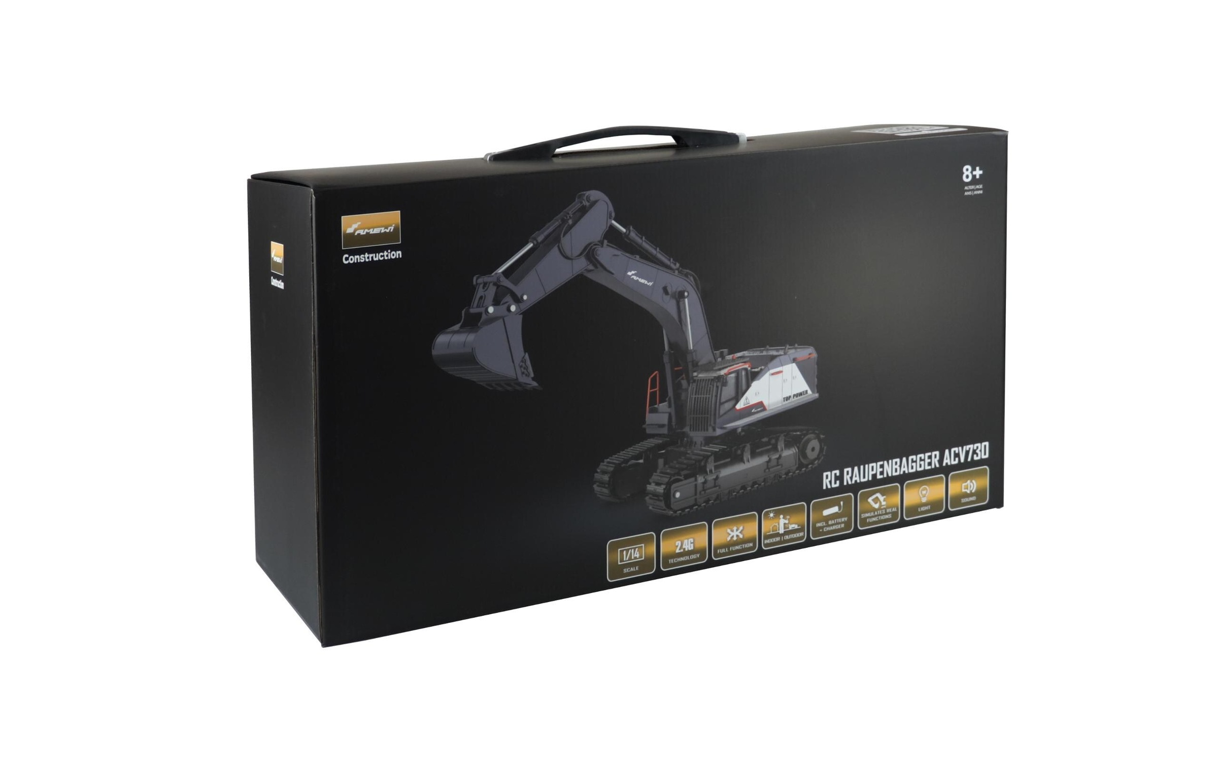 Amewi RC-Bagger »ACV730 V2 Weiss,«