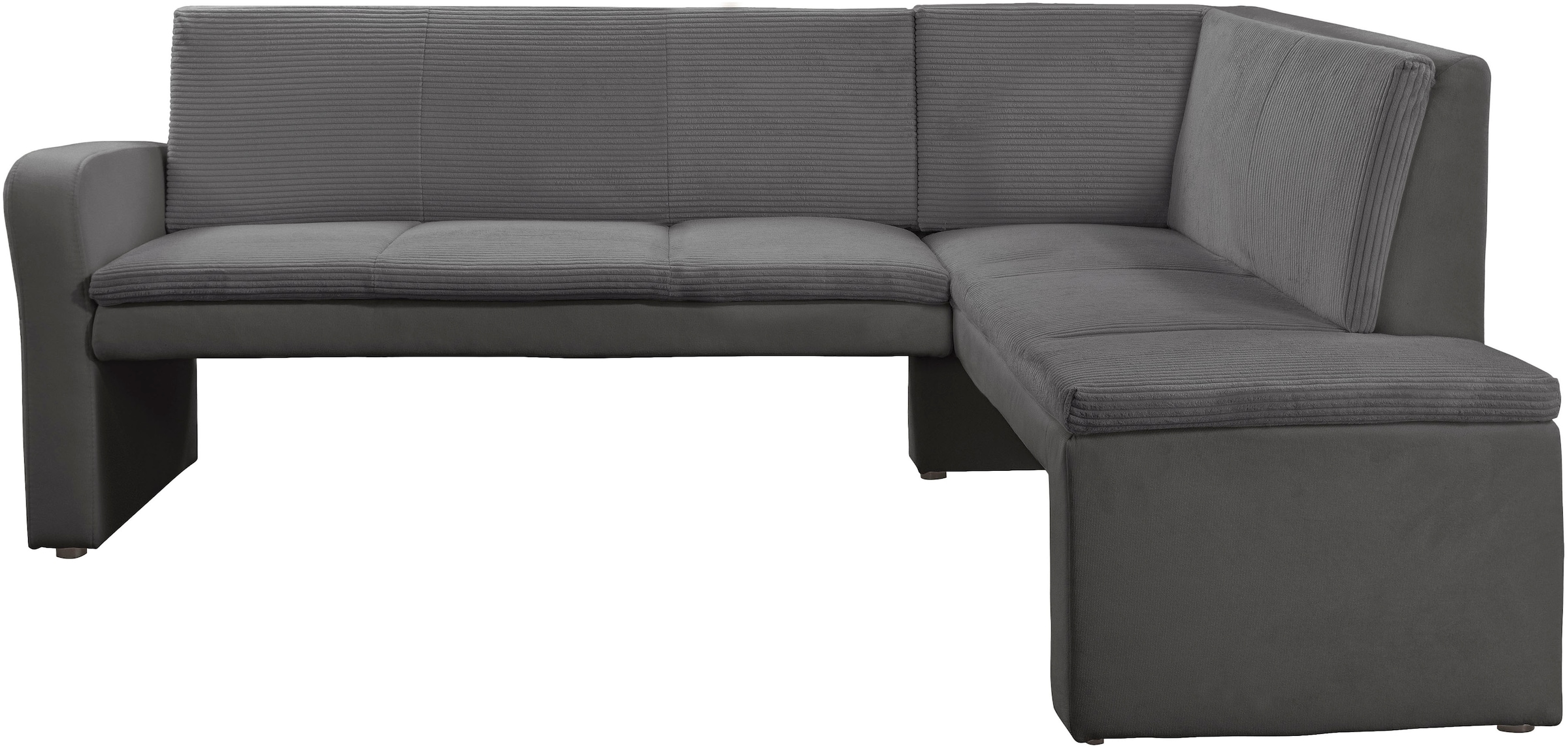 exxpo - sofa fashion Banc d'angle »Cortado, elegant und modern mit hohem Sitzkomfort« garde au sol élevée, belle finition des détails, revêtement cuir en option