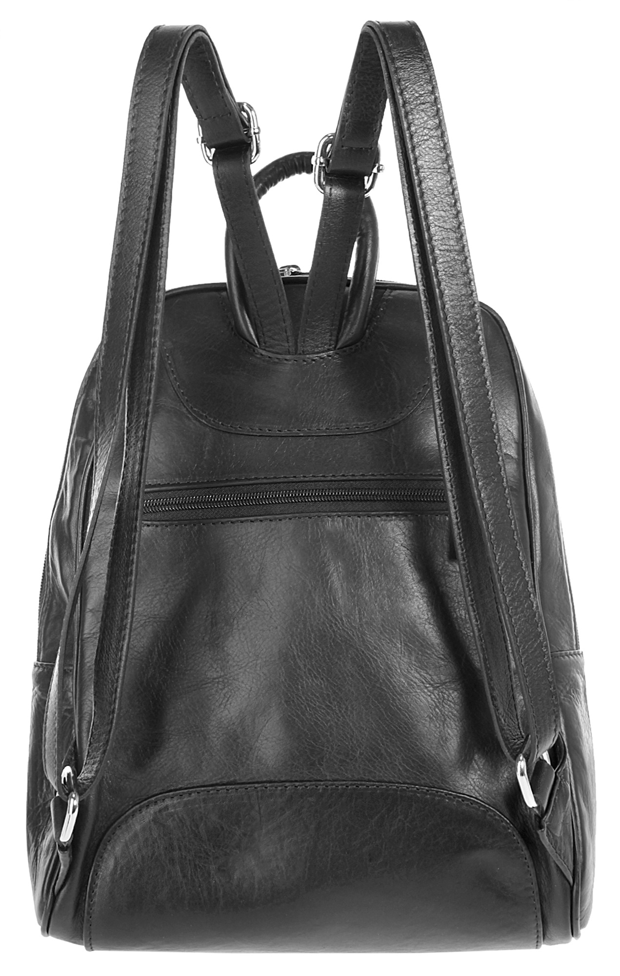Samantha Look Cityrucksack, echt Leder, Made in Italy
