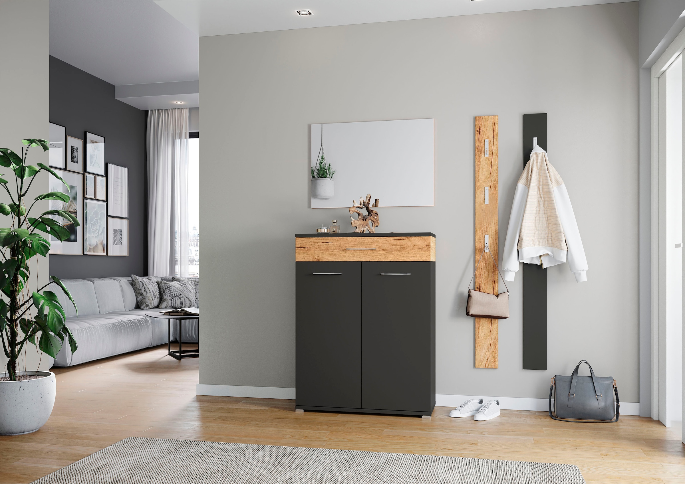 GERMANIA Garderobenpaneel »Lakewood« Höhe 170 cm