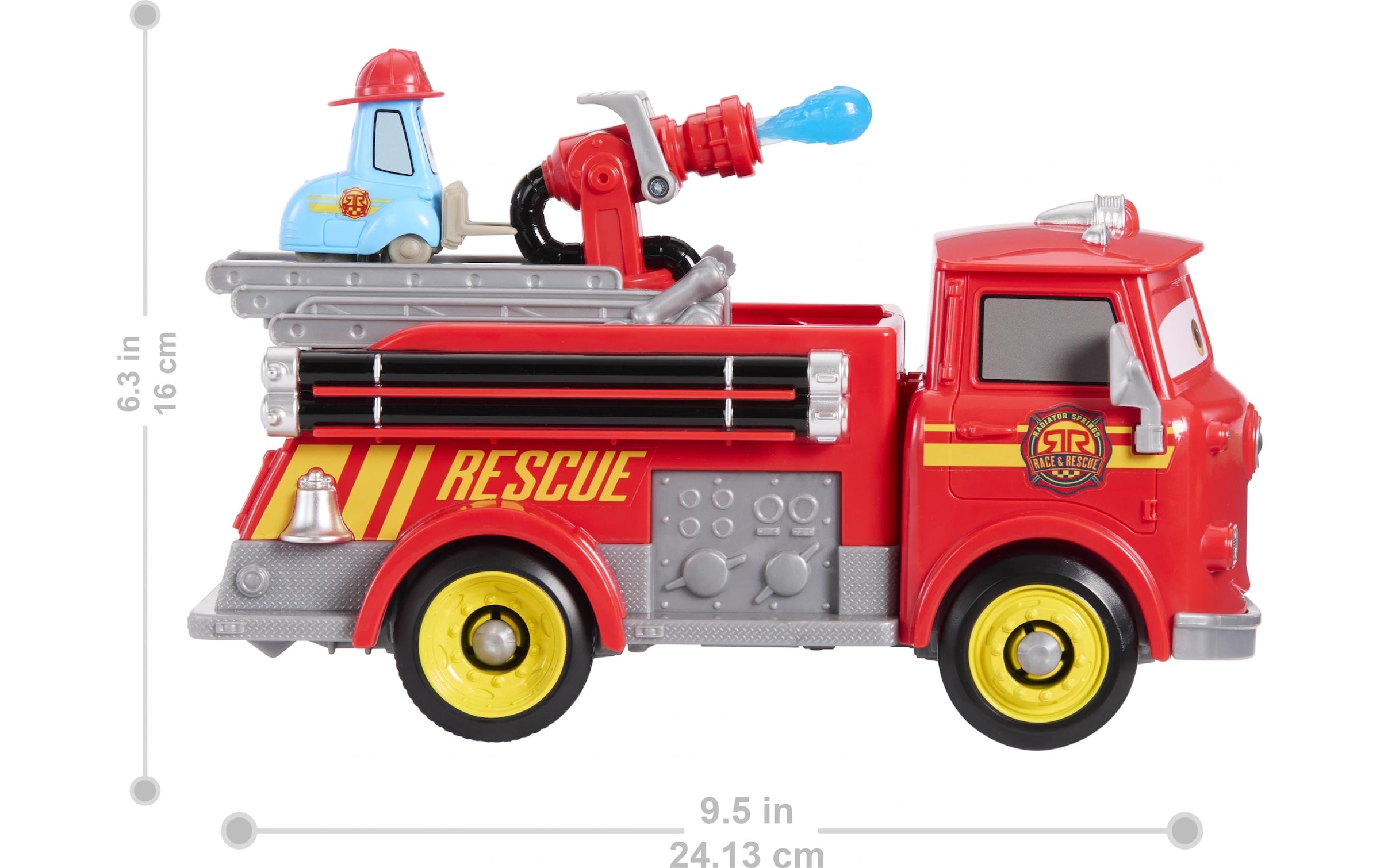   Jouet pompier »Mattel Cars Disney Cars Radiator Springs Race & Rescue Fire Truck«