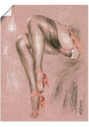 Wandbild »Erotisches in High Heels«, Frau, (1 St.)
