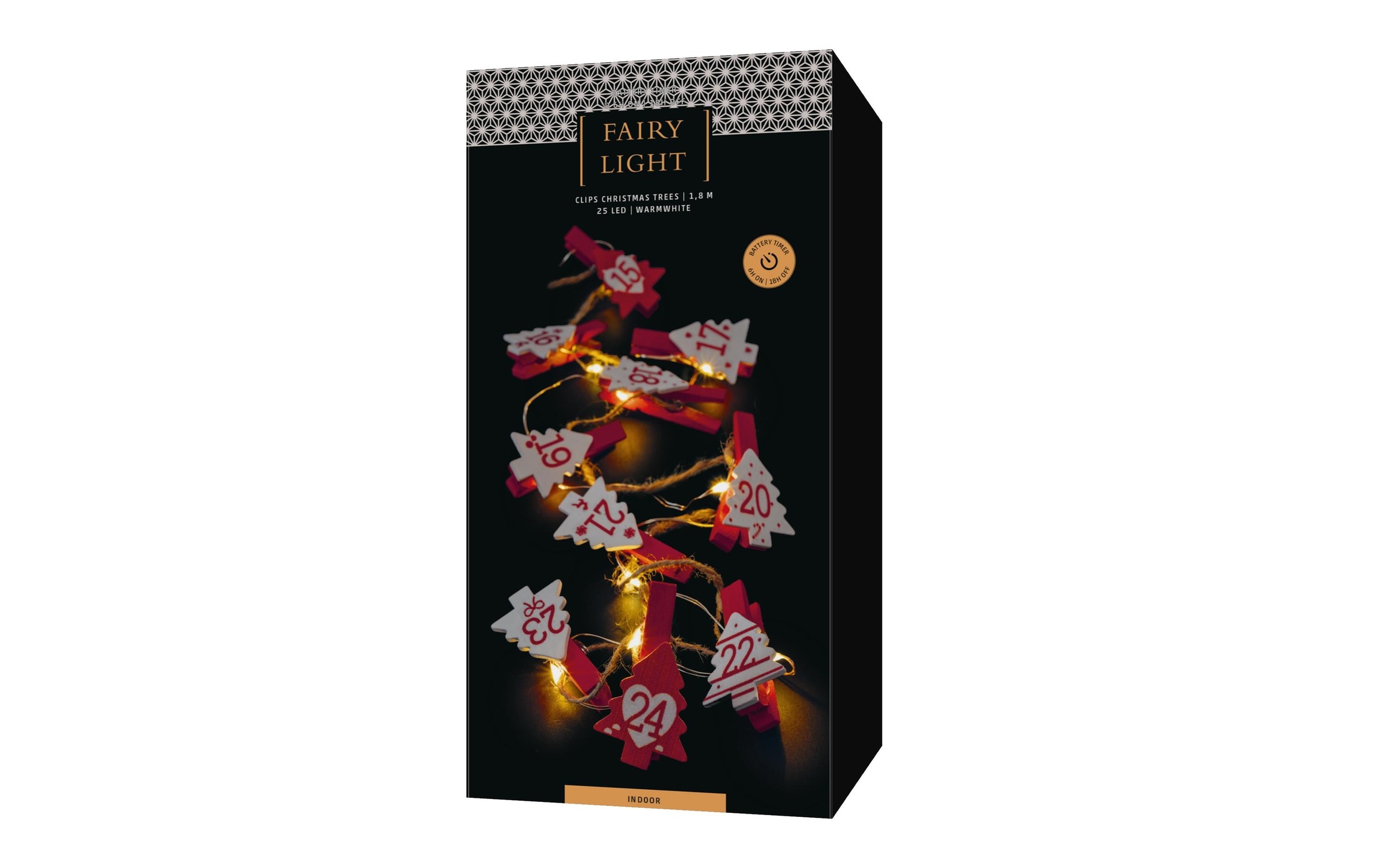 STT LED-Lichterkette »LED-Lichterkette Clips Christma«