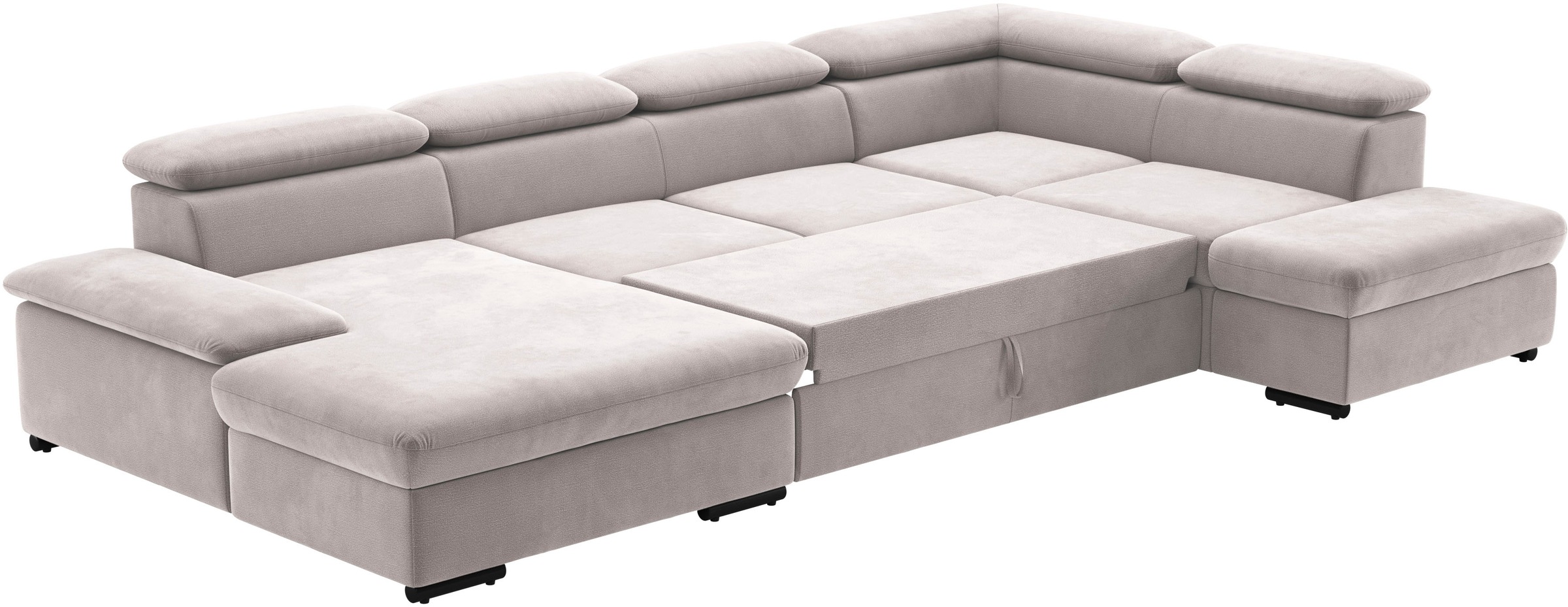 sit&more Wohnlandschaft »Alcudia U-Form«, wahlweise mit Bettfunktion