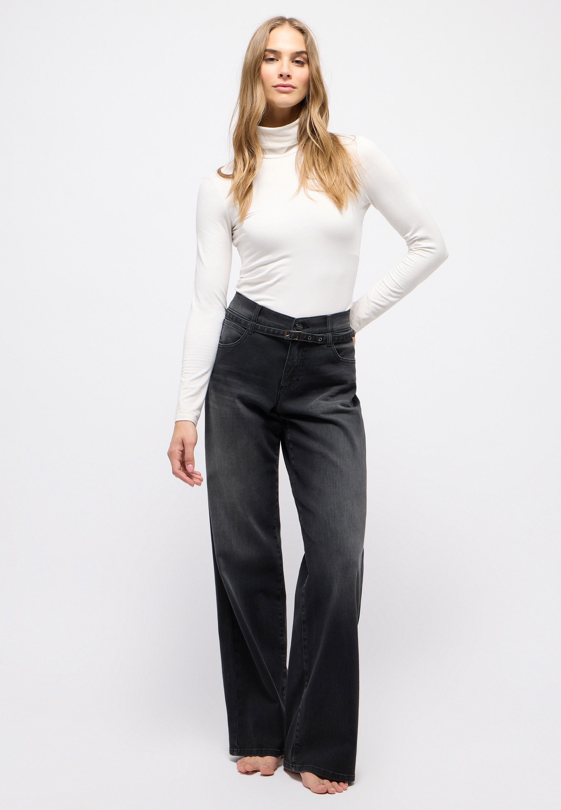 ANGELS 5-Pocket-Jeans »LIZ BELT«, mit Gürtel