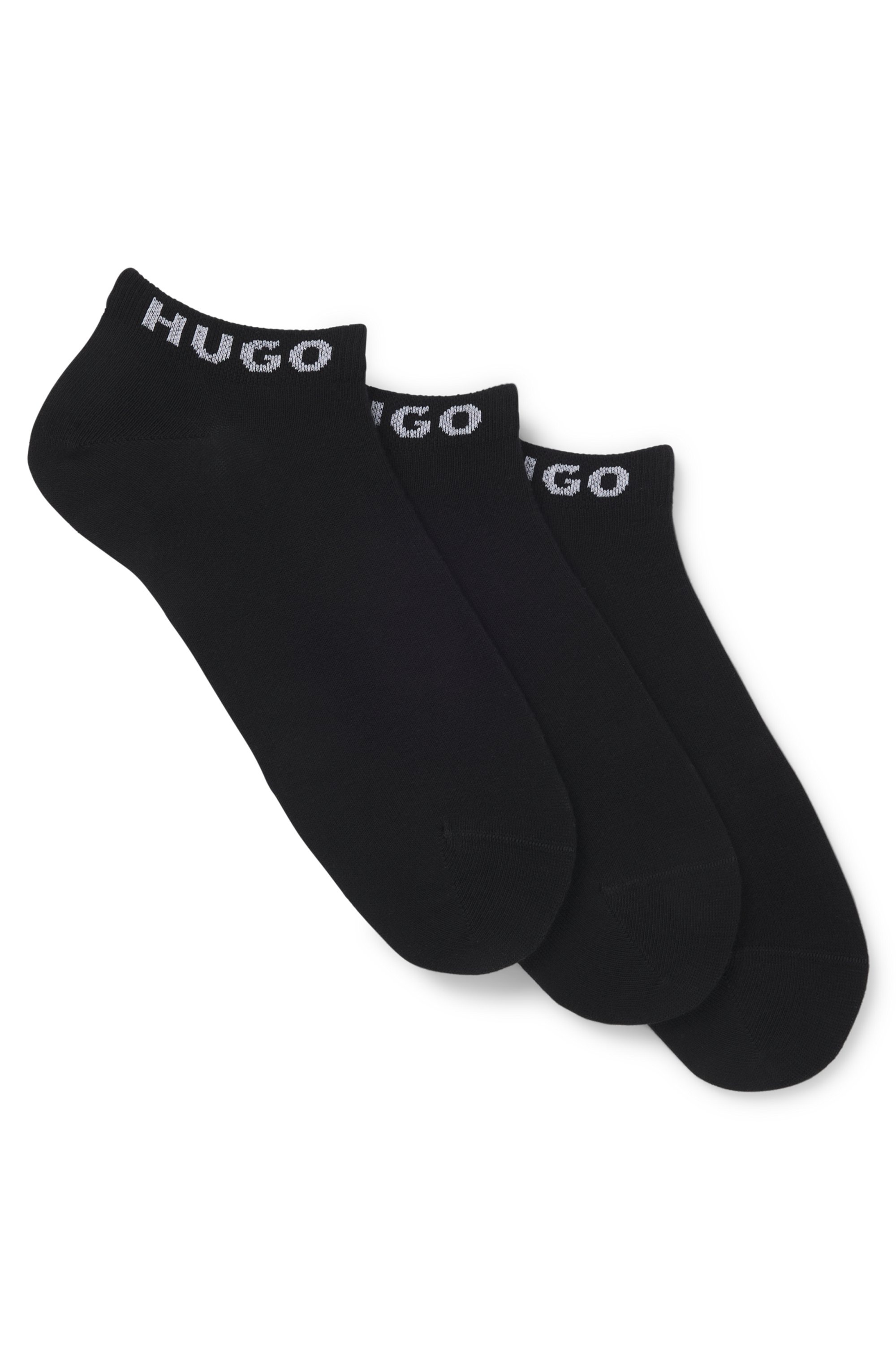 HUGO Underwear Socken »3P AS UNI CC W«, (Packung, 3 Paar, 3er), mit kontrastfarbenen Logoschriftzug