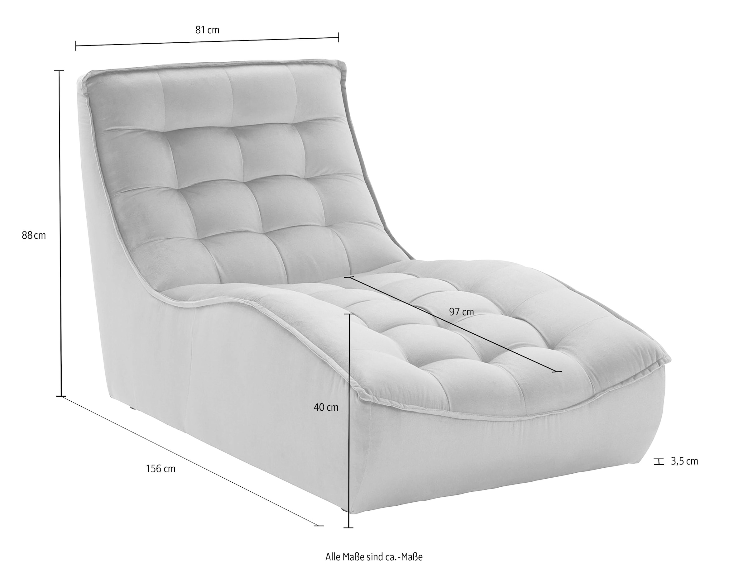 CALIA ITALIA Chaiselongue »Banjo«