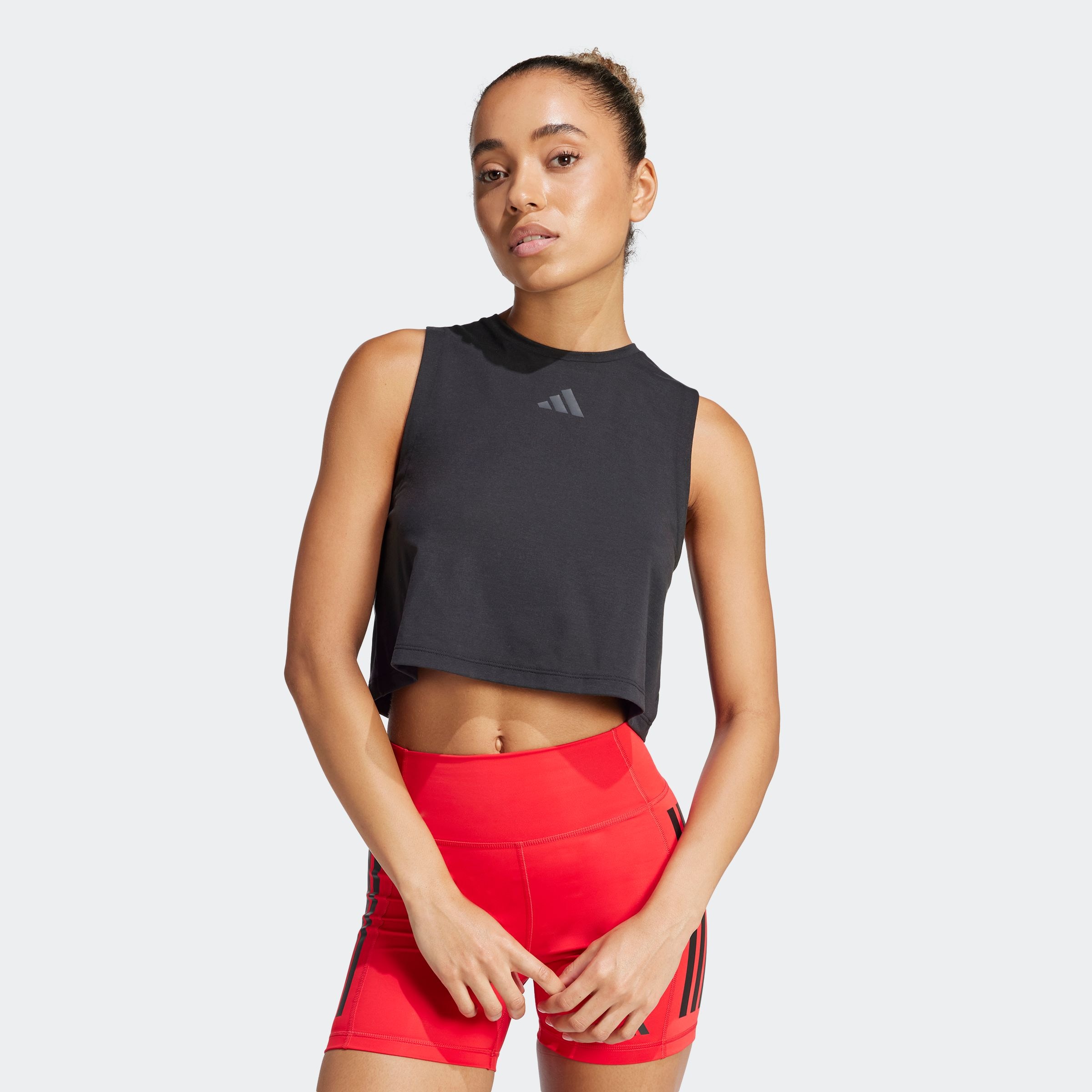 Image of adidas Performance Tanktop "POWER 3-STREIFEN BOXY"