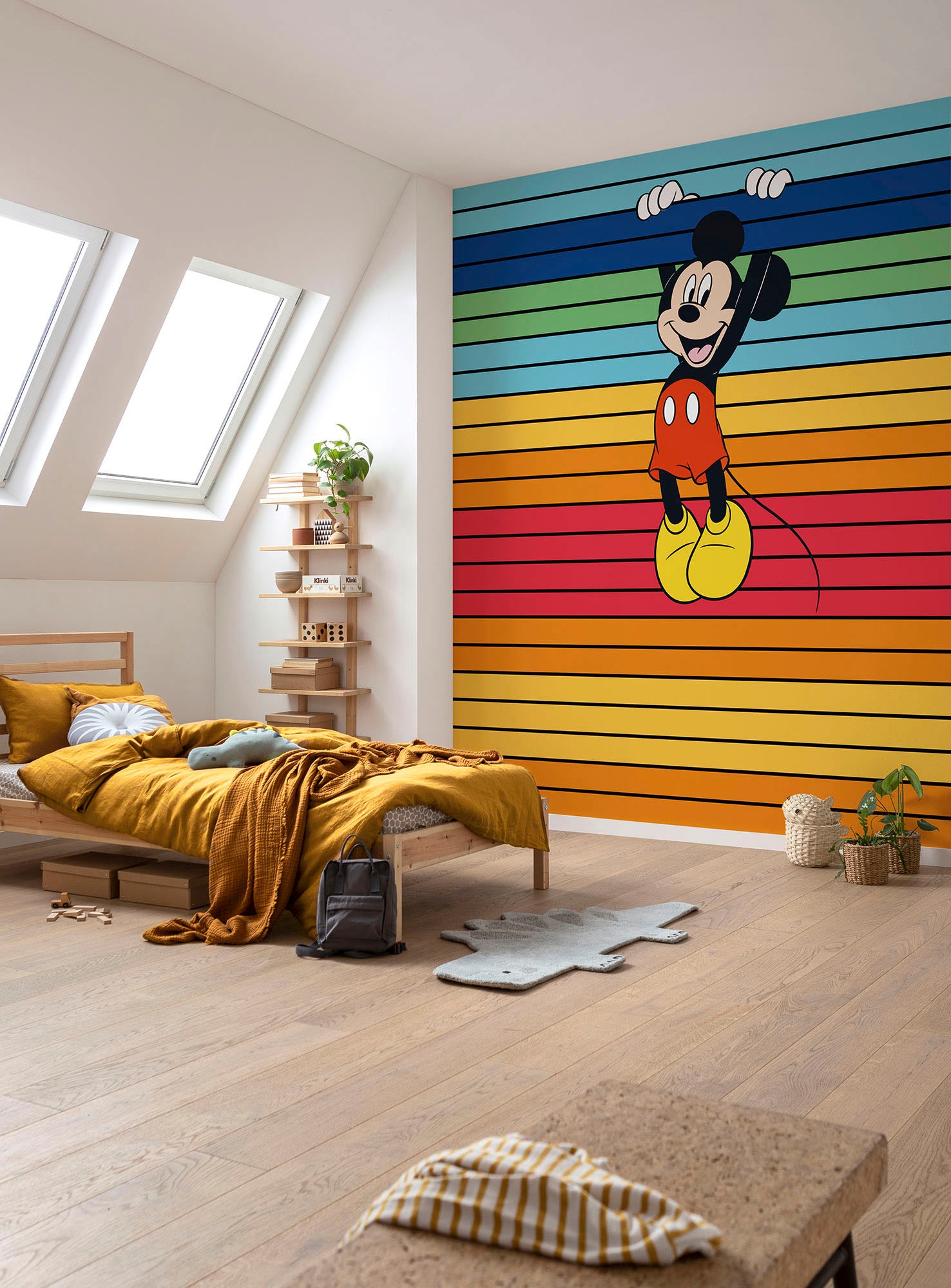 Entdecke Komar Fototapete »Mickey Magic 300x250 Höhe) Motiv, Rainbow«, auf cm (Breite x
