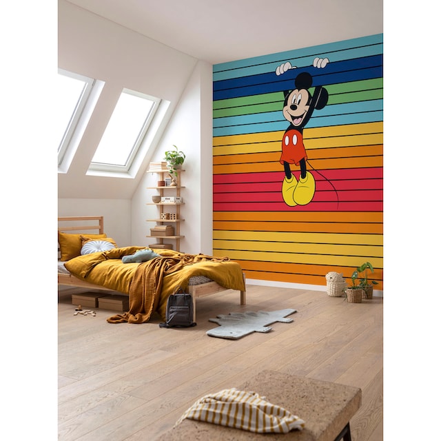 Entdecke Komar Fototapete »Mickey Magic Rainbow«, Motiv, 300x250 cm (Breite  x Höhe) auf