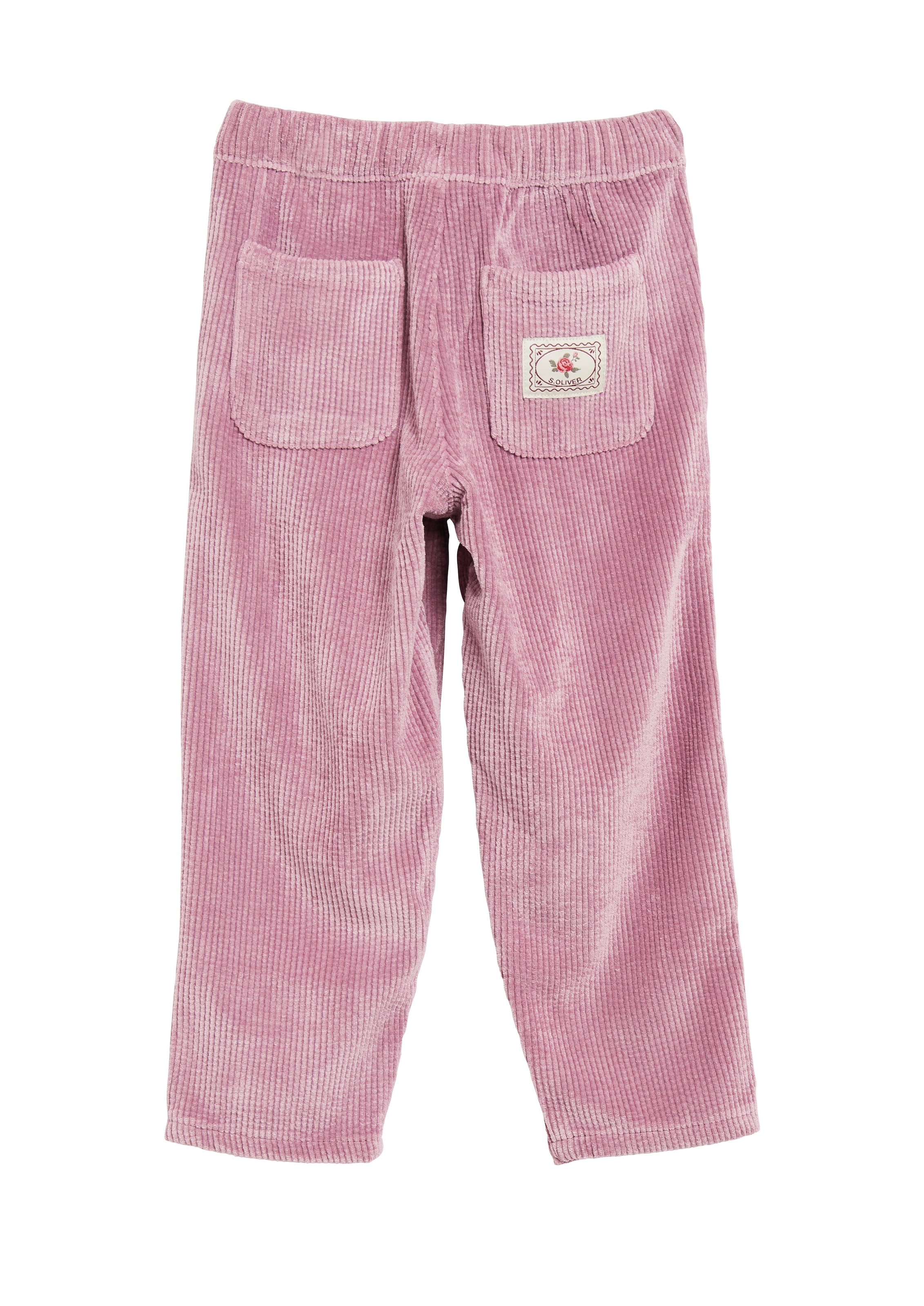 s.Oliver Junior Pantalon en velours côtelé  Elastikbund, Materialmix, mit Taschen