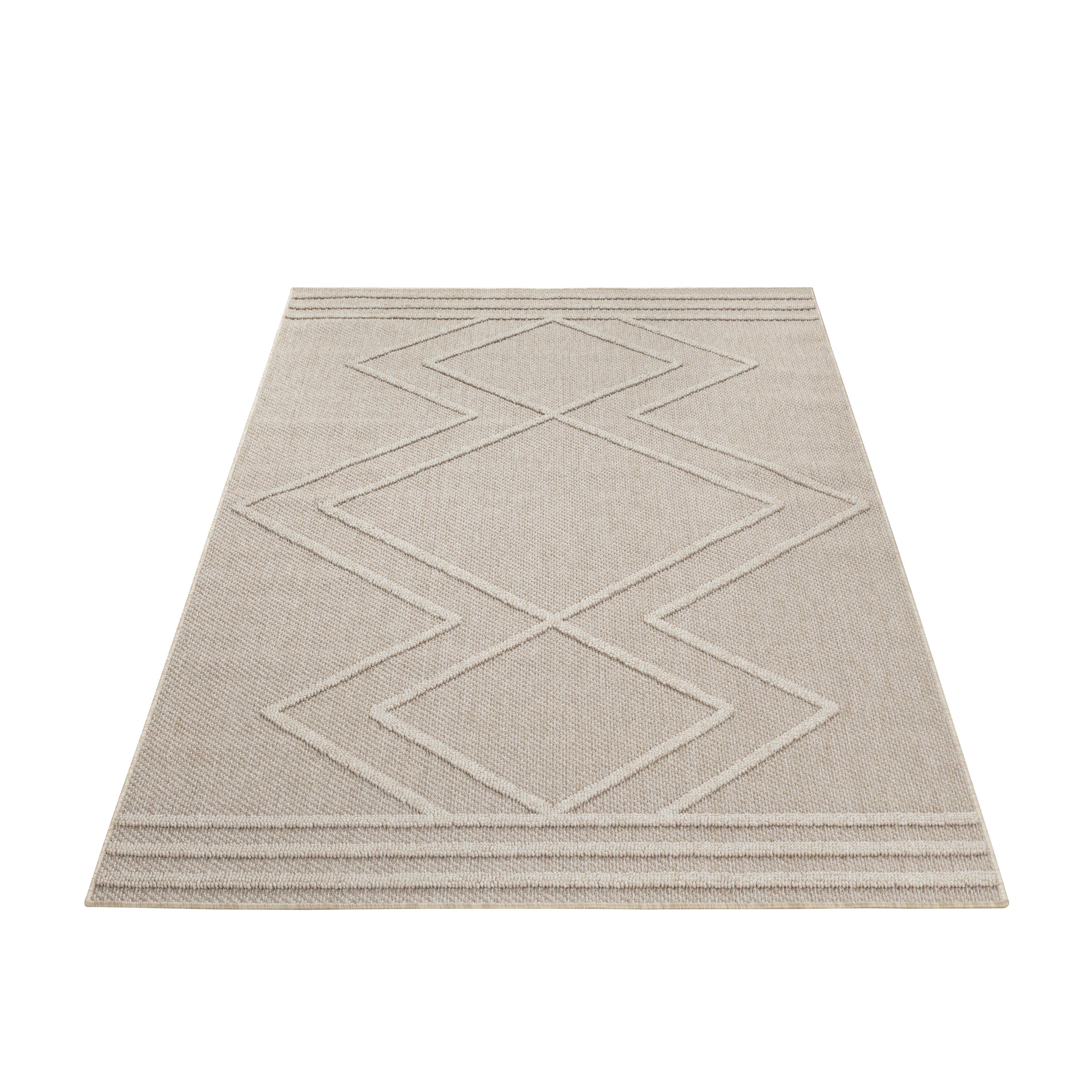 Ayyildiz Teppiche Outdoorteppich »PATARA 4954«, rechteckig, 8 mm Höhe, Läufer / Pflegeleicht / Strapazierfähig / In- und Outdoor geeignet