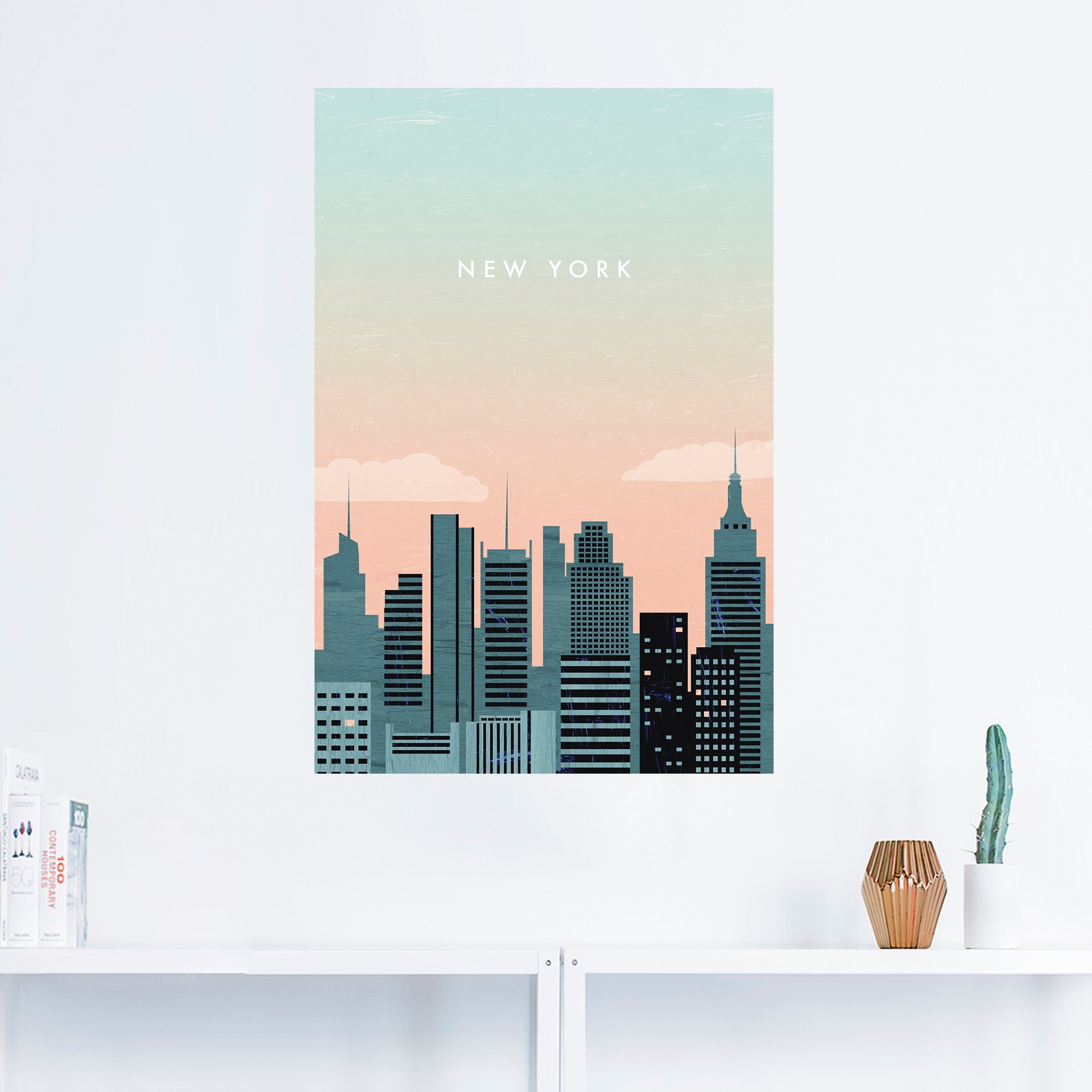 Artland Wandbild "New York" 1 Stk. tlg. als Alubild, Leinwandbild, Poster, Wandaufkleber in verschied. Größen