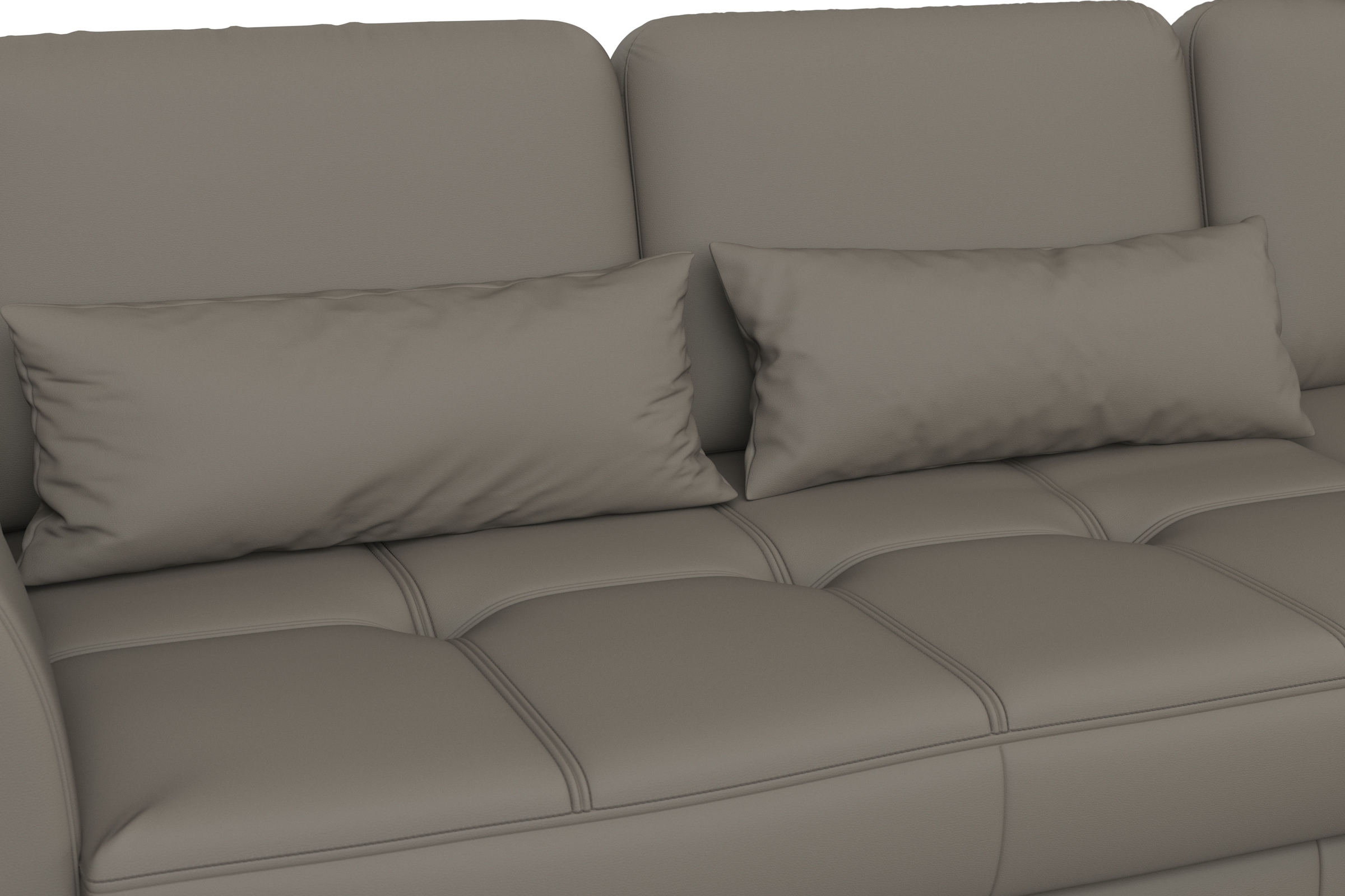 sit&more Ecksofa »Bendigo L-Form«, inklusive Sitztiefenverstellung, Bodenfreiheit 12 cm, in 2 Fussfarben