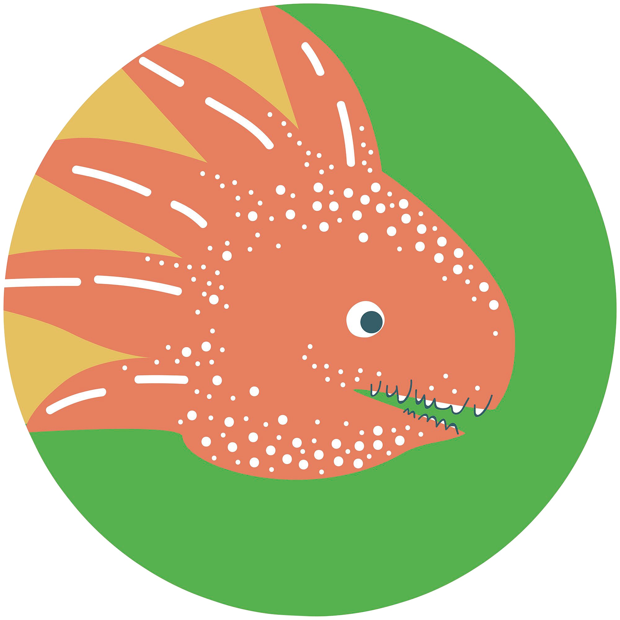 Image of Komar Fototapete »Little Dino Proto«, bedruckt-Comic-Retro-mehrfarbig, BxH: 128x128 cm, selbstklebend bei Ackermann Versand Schweiz