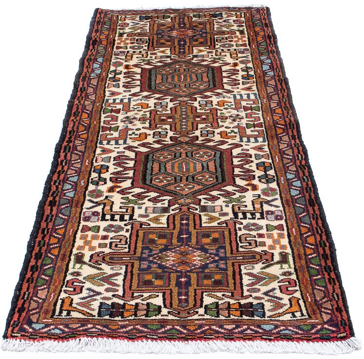 Image of morgenland Orientteppich »Perser - Nomadic - 210 x 75 cm - beige«, rechteckig, 10 mm Höhe, Wohnzimmer, Handgeknüpft, Einzelstück mit Zertifikat bei Ackermann Versand Schweiz