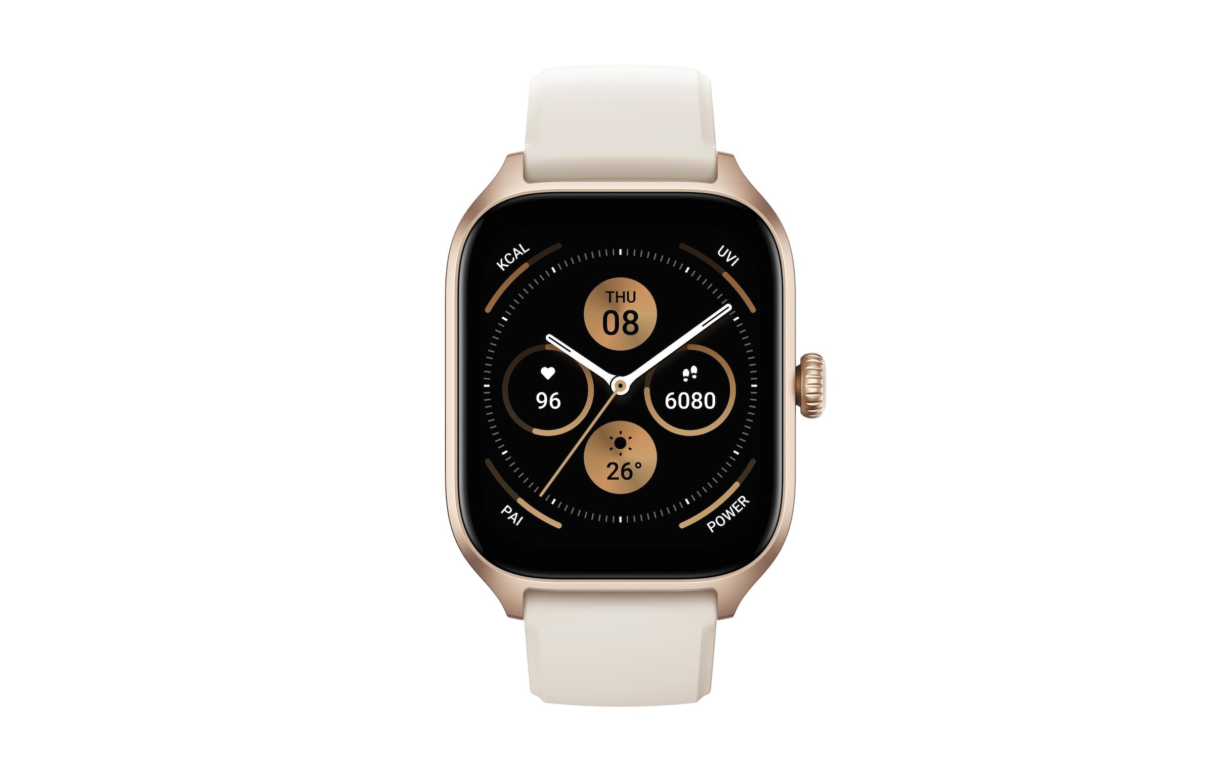 Smartwatch »GTS 4 Misty Weis«