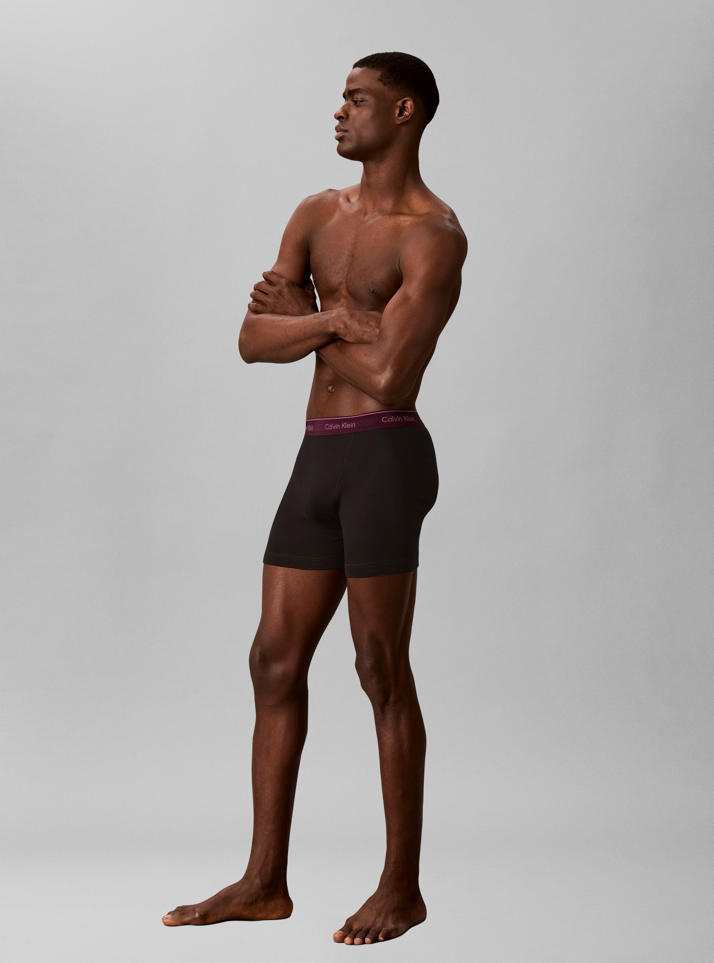 Calvin Klein Underwear Boxers »Boxer Brief 5PK« Paquet, pack de 5,  Coupe régulière avec jambes droites