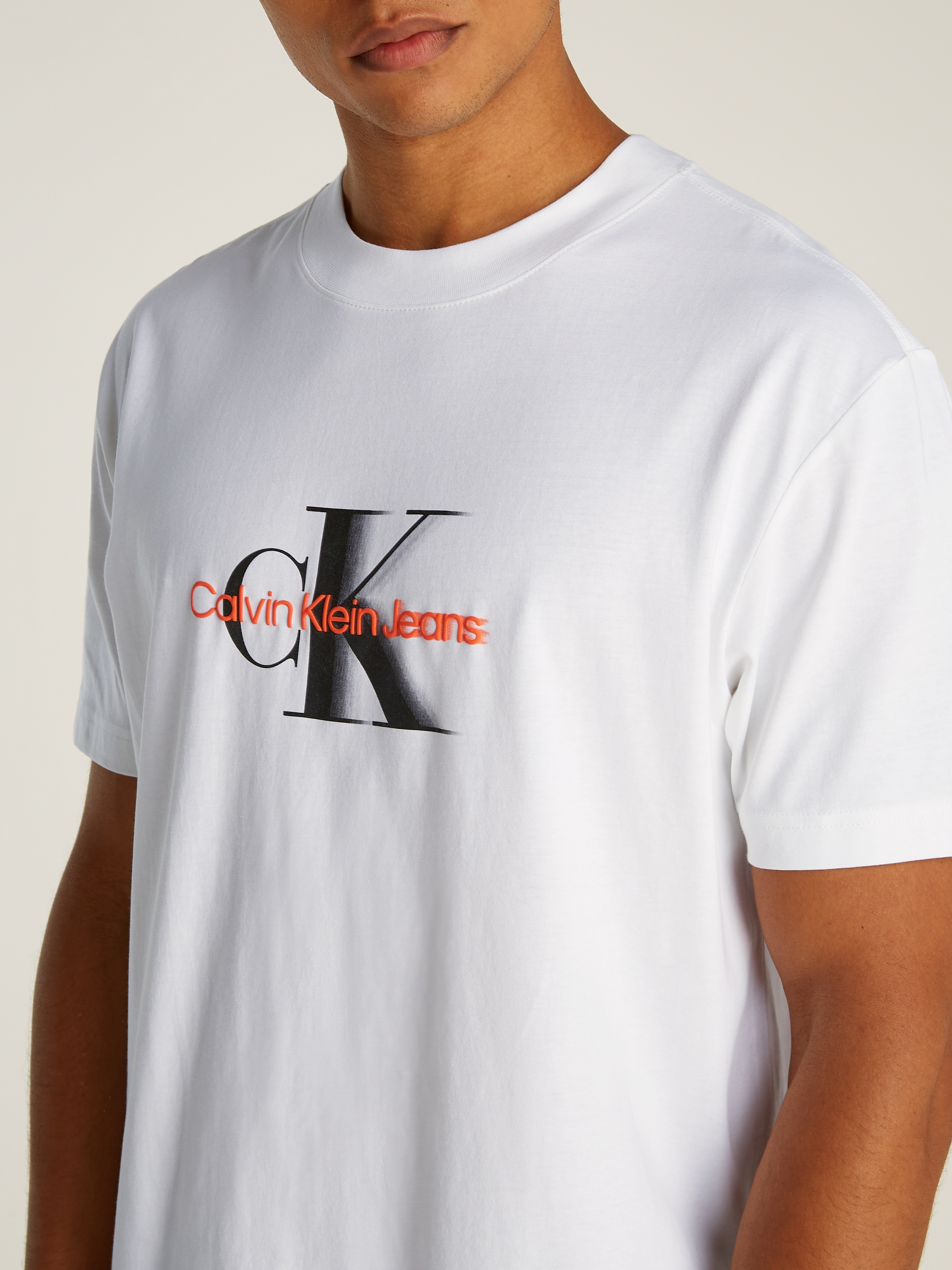 Calvin Klein Jeans T-Shirt »MONOLOGO SHIFT TEE«, mit grossem Logodruck
