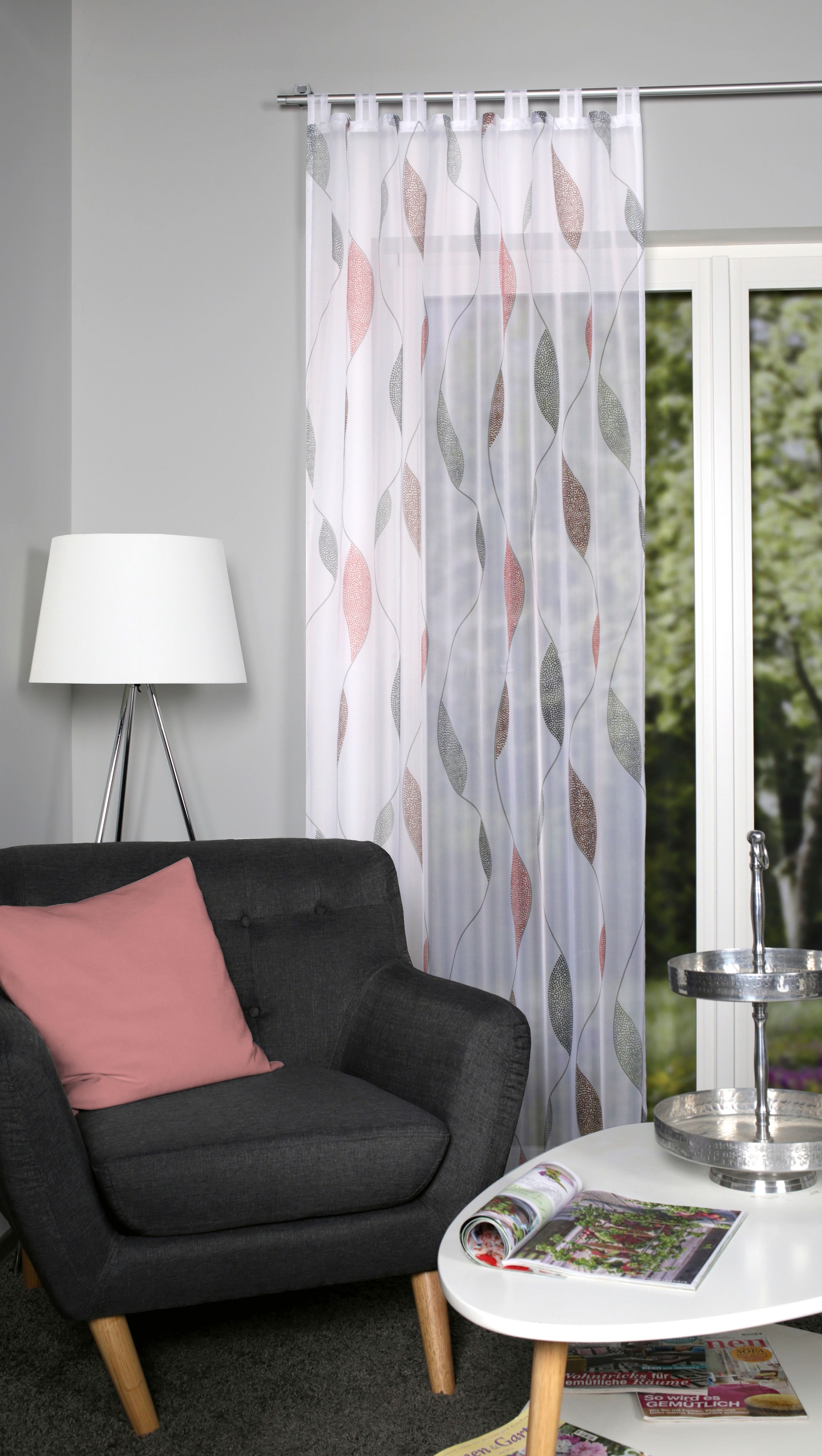 HOME WOHNIDEEN Gardine »PAOLO«, (1 St.), halbtransparent