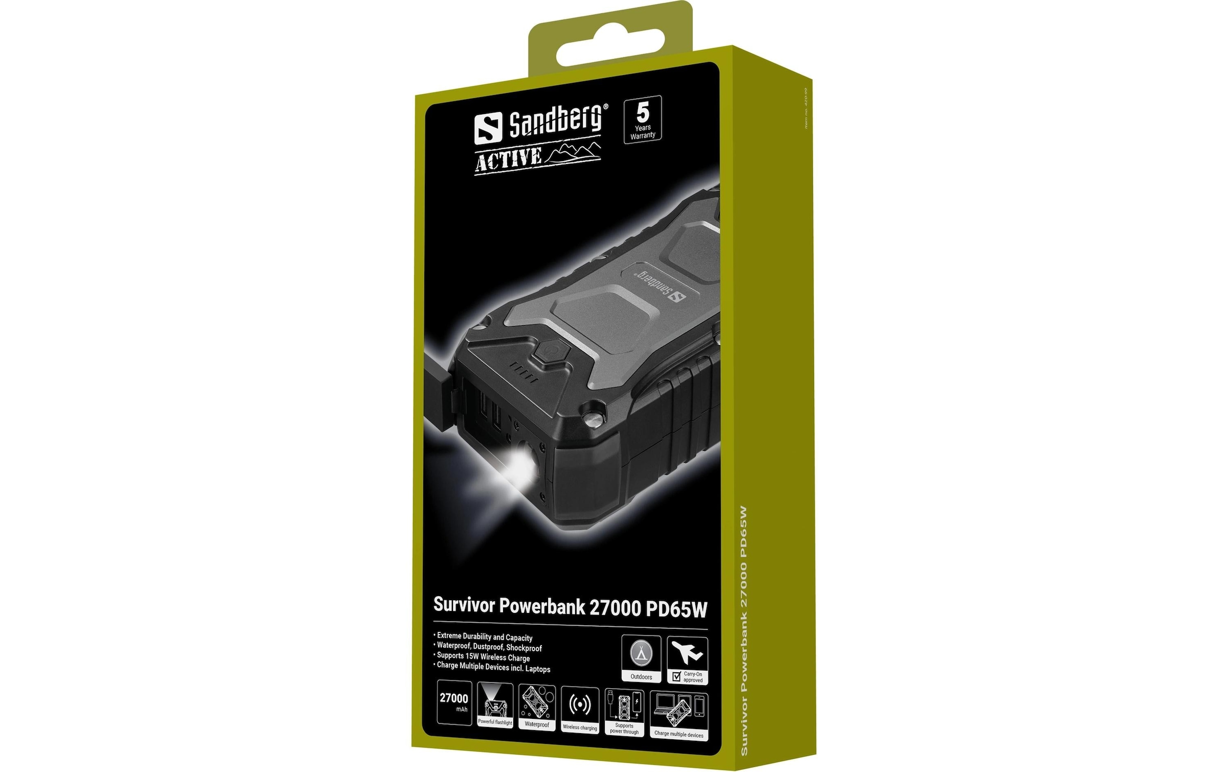 Sandberg Powerbank »Survivor 27000 mAh« Wireless Charger