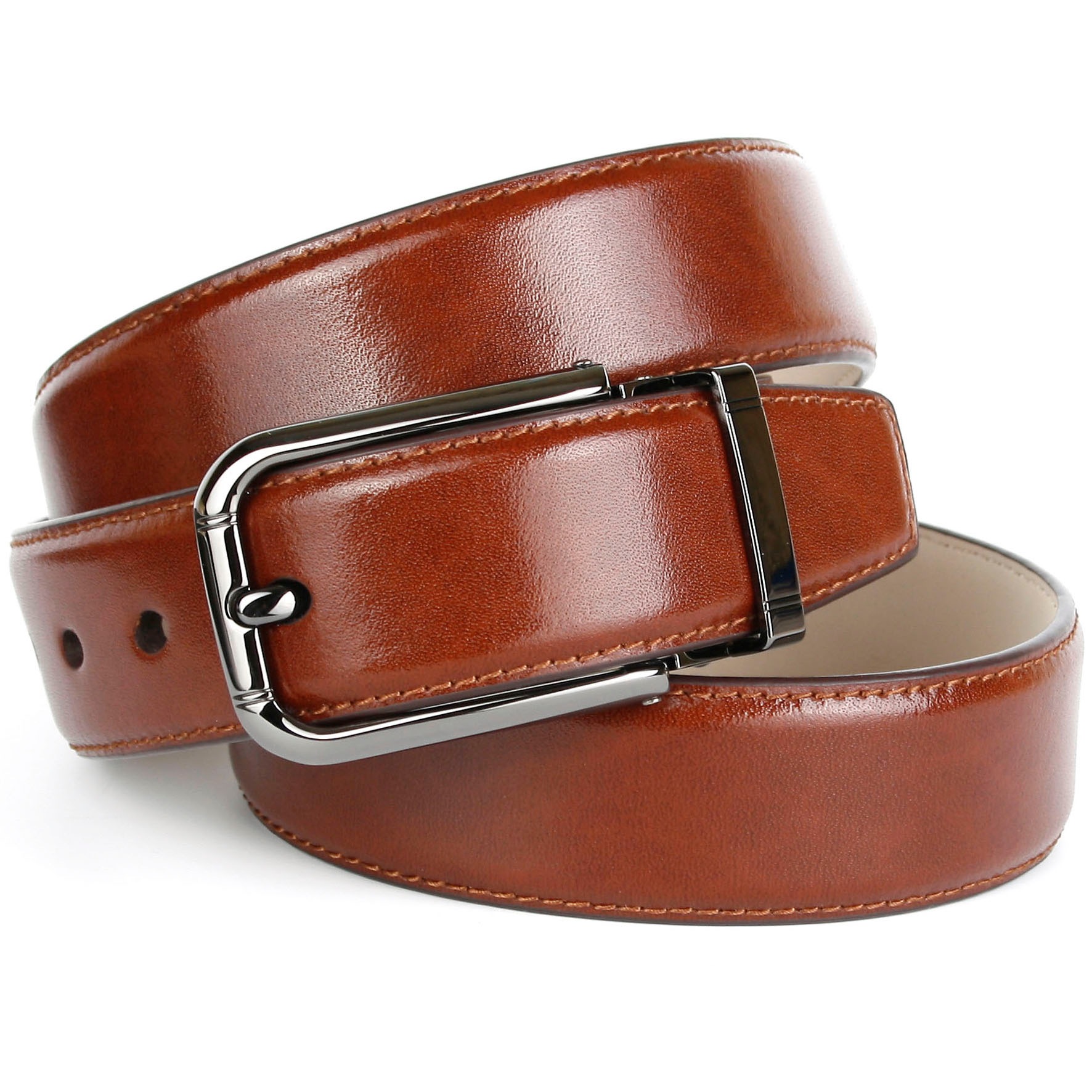 Image of Anthoni Crown Ledergürtel, Eleganter Ledergürtel bei Ackermann Versand Schweiz