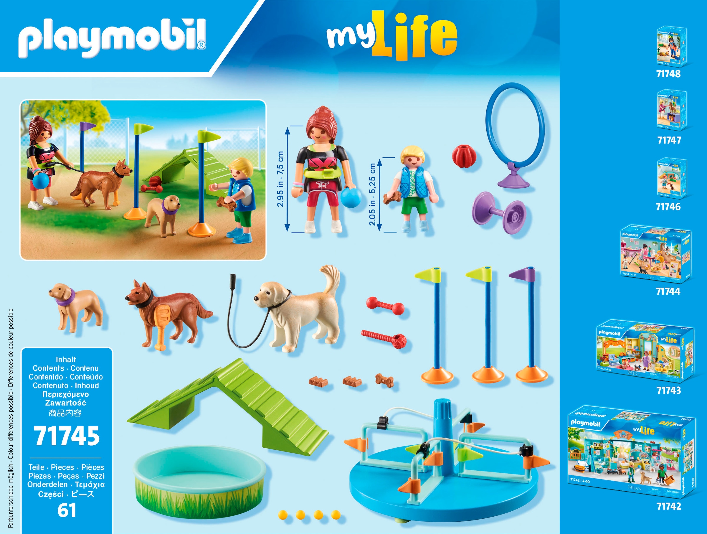 Playmobil® Jeu de construction »Hundespielplatz (71745), Playmobil My Life«
