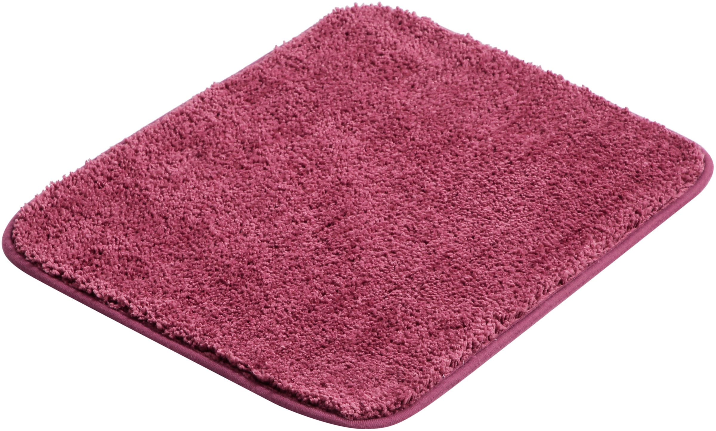 my home Tapis de bain »Regona, Badteppich, Badvorleger, Badezimmer Teppich« Höhe 15 mm Uni Farben, besonders weich, als rechteckig und halbrund erhältlich