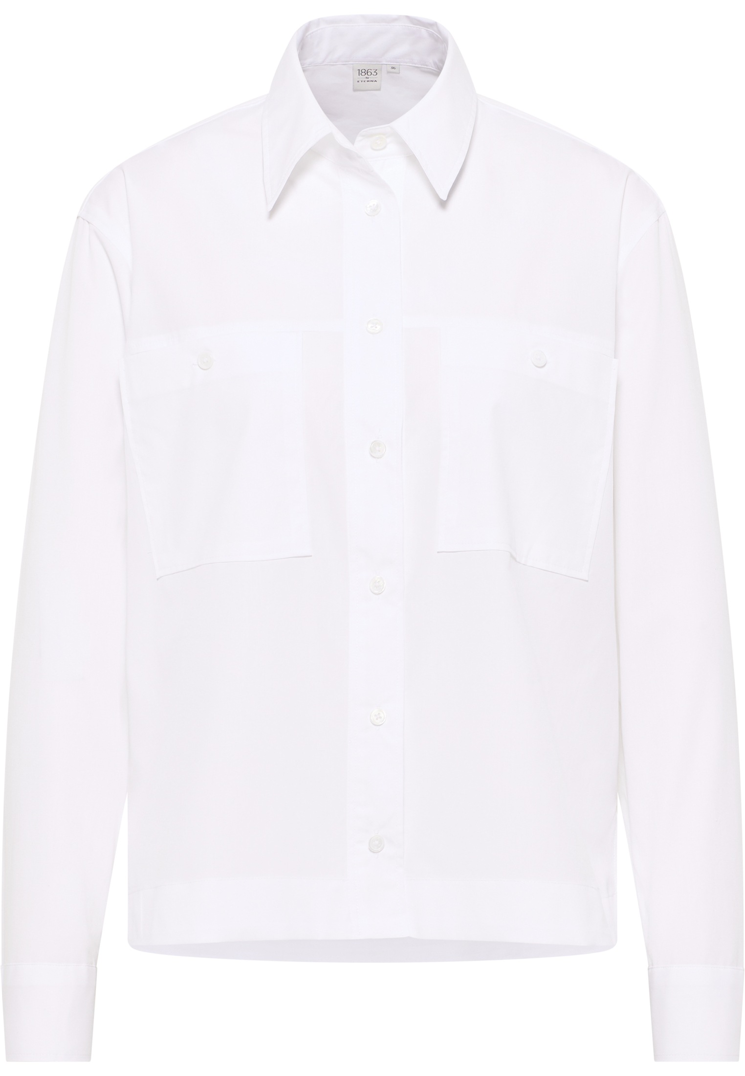 Eterna Blouse chemise »LOOSE FIT« EASY IRON (bügelleicht)