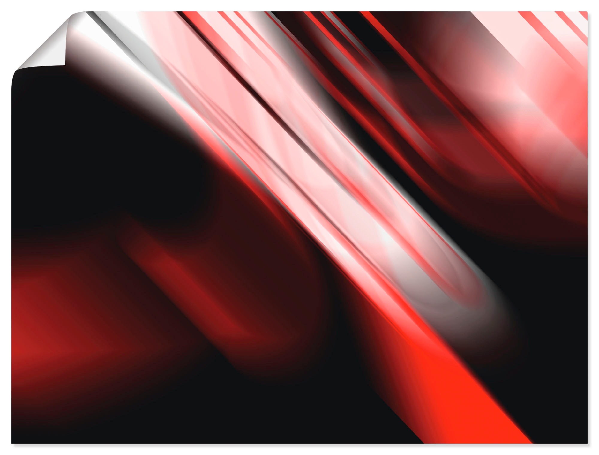 Image of Artland Wandbild »Design Rot«, Gegenstandslos, (1 St.), in vielen Grössen & Produktarten - Alubild / Outdoorbild für den Aussenbereich, Leinwandbild, Poster, Wandaufkleber / Wandtattoo auch für Badezimmer geeignet bei Ackermann Versand Schweiz