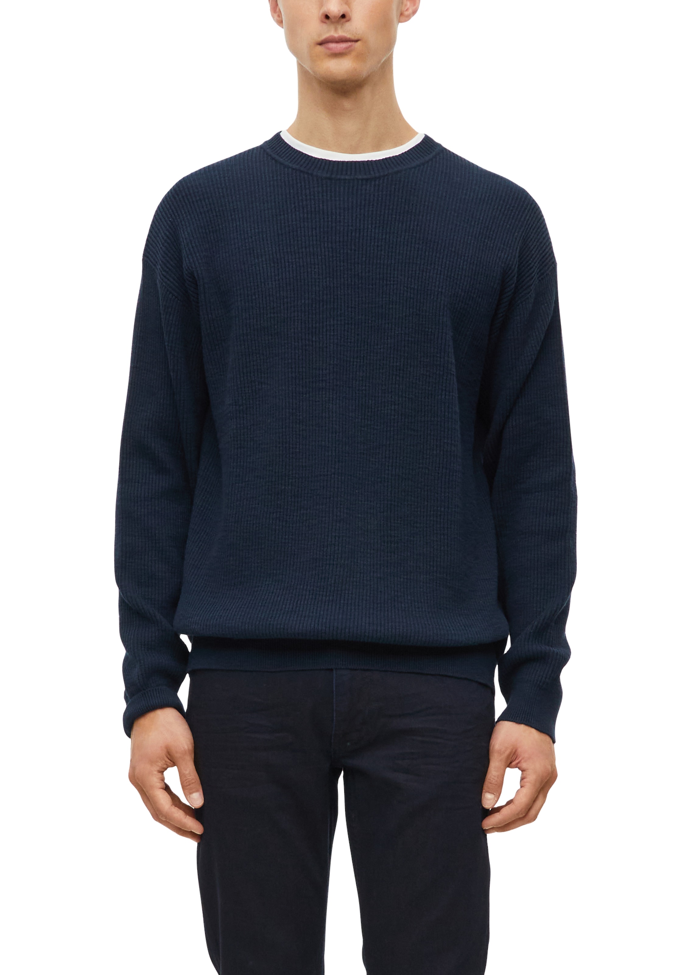 Image of s.Oliver Strickpullover Rundhalspullover in Strick-Optik