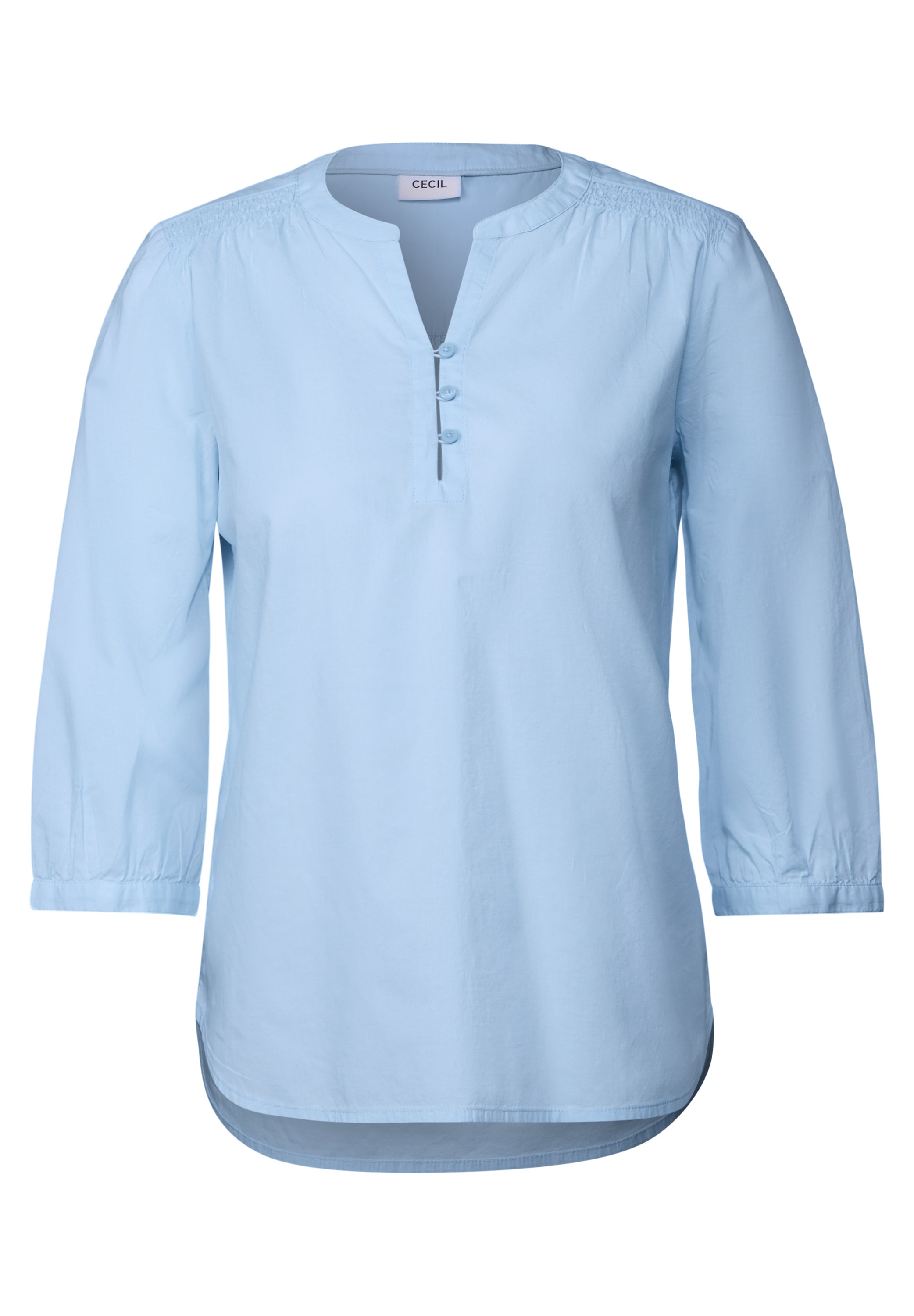 Cecil Klassische Bluse, mit Smock-Detail