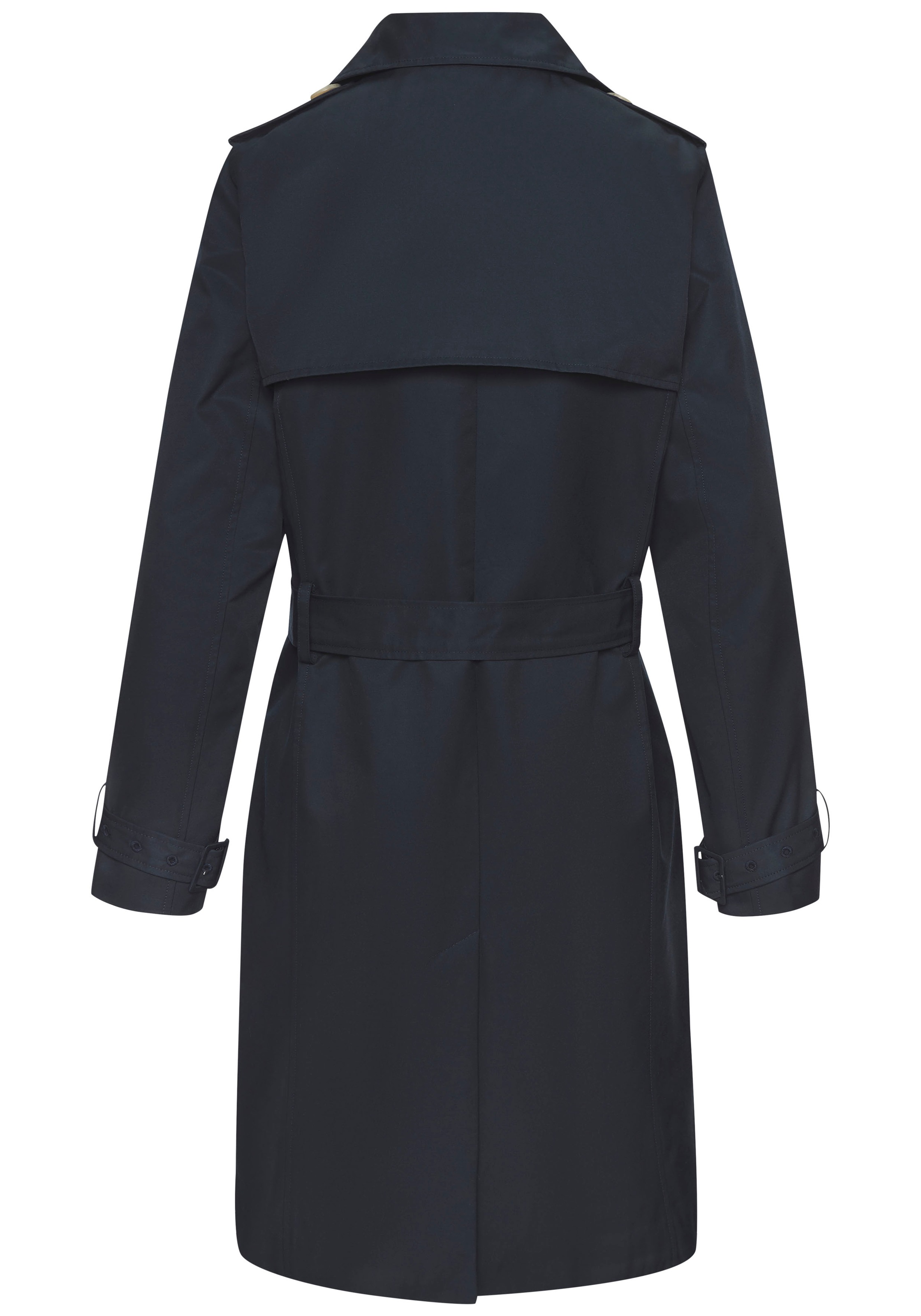 LASCANA Trenchcoat, mit Passe, pflegeleichter Materialmix