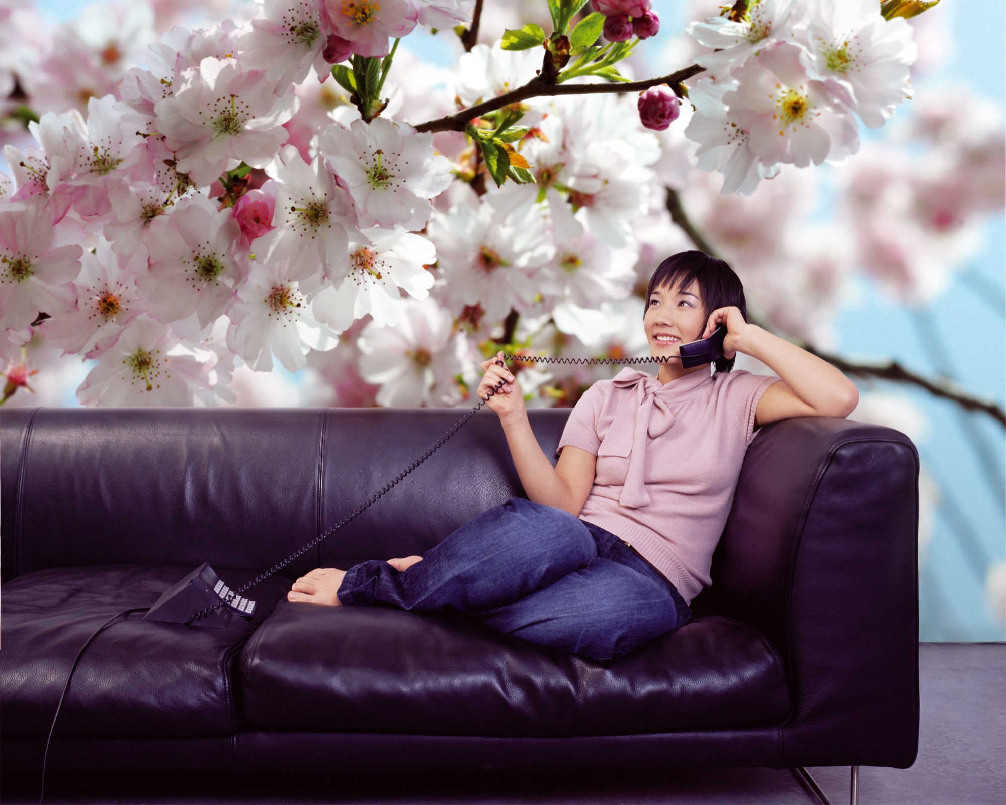 Komar Fototapete »Spring - Grösse 368 x 254 cm«, bedruckt, Wohnzimmer, Schlafzimmer