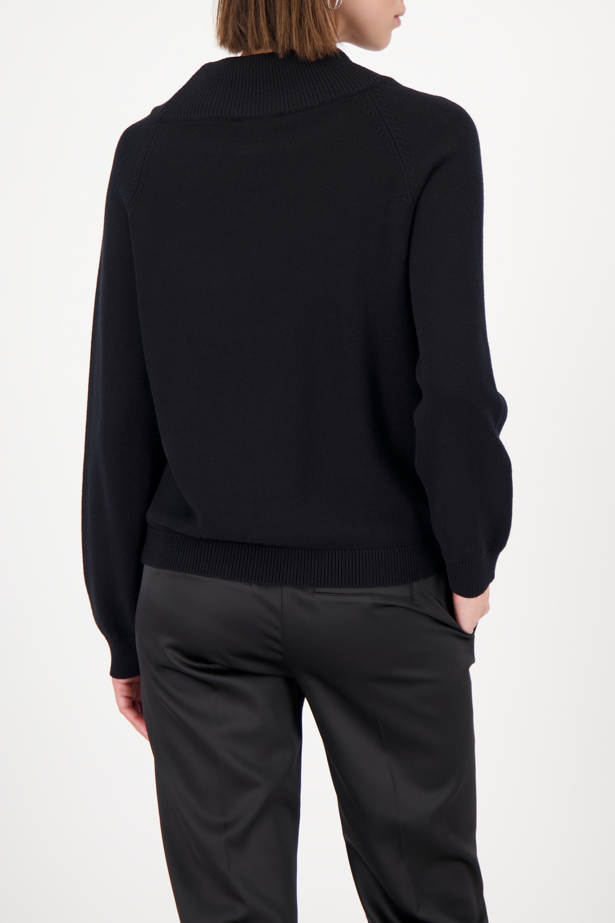 Monari Pull en tricot »Pullover Schmucksteine« Regular fit mit Stehkragen