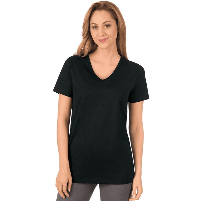 ♕ Trigema T-Shirt »TRIGEMA V-Shirt Slim Fit« versandkostenfrei kaufen