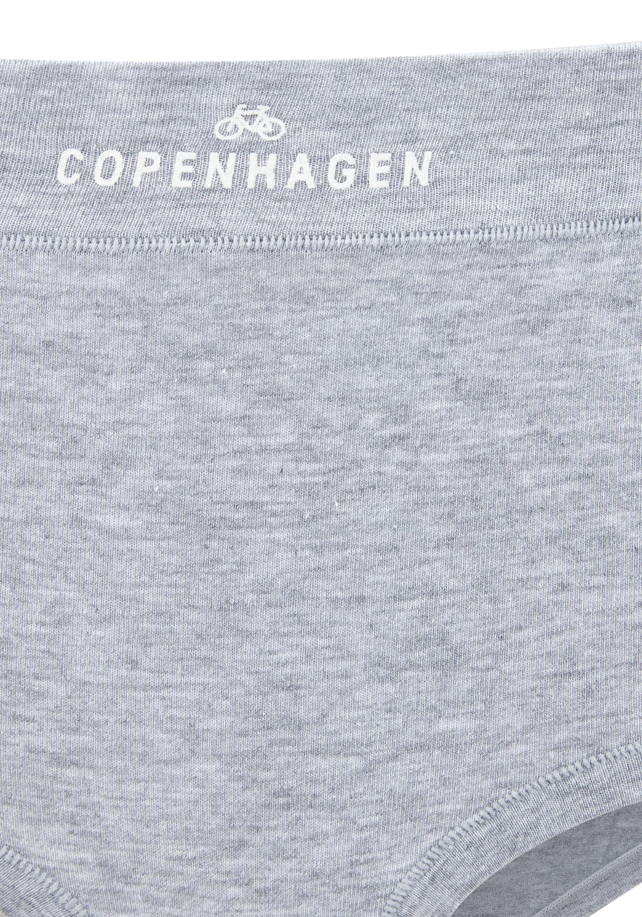 Copenhagen Studios Panty »mit Logodruck am Bund«, (3er-Pack), aus softer Bio-Baumwollqualität