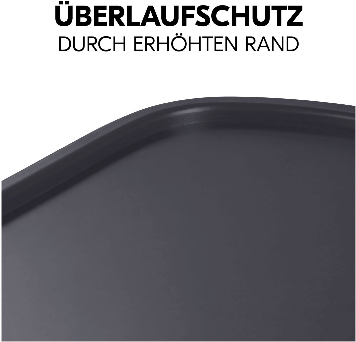 Hauck Plateau de chaise haute »Alpha Wooden Tray Essbrett, Dark Grey« FSC® - schützt Wald